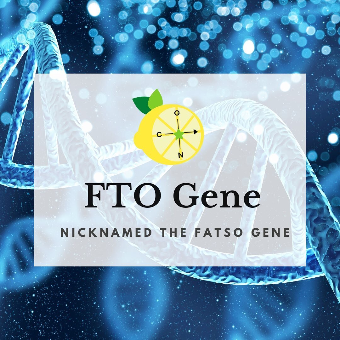 STORY TIME: When I took a nutrigenomics course (how food affects they way genes express themselves), I learned that the FTO gene was originally nicknamed &quot;fatso&rdquo; due to the extremely large size of the gene. However, it was later discovered