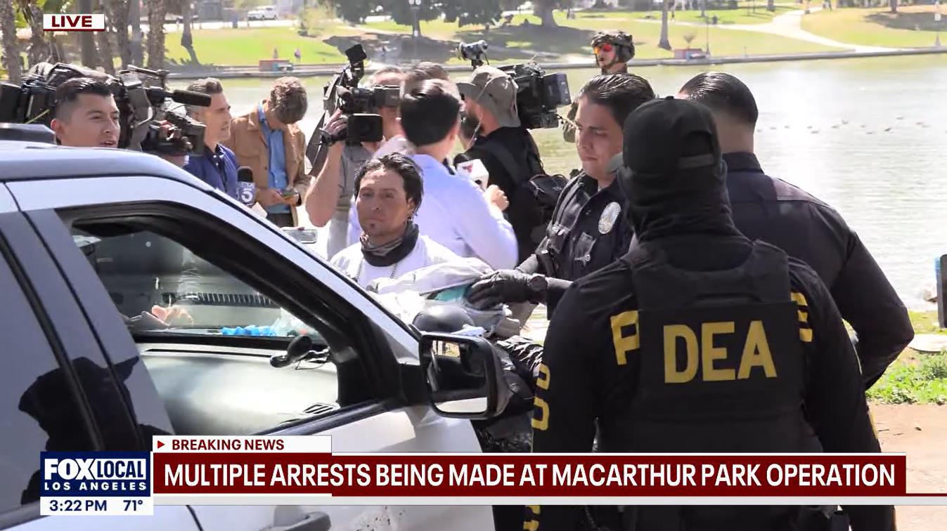 Joint Narcotics Operation at MacArthur Park