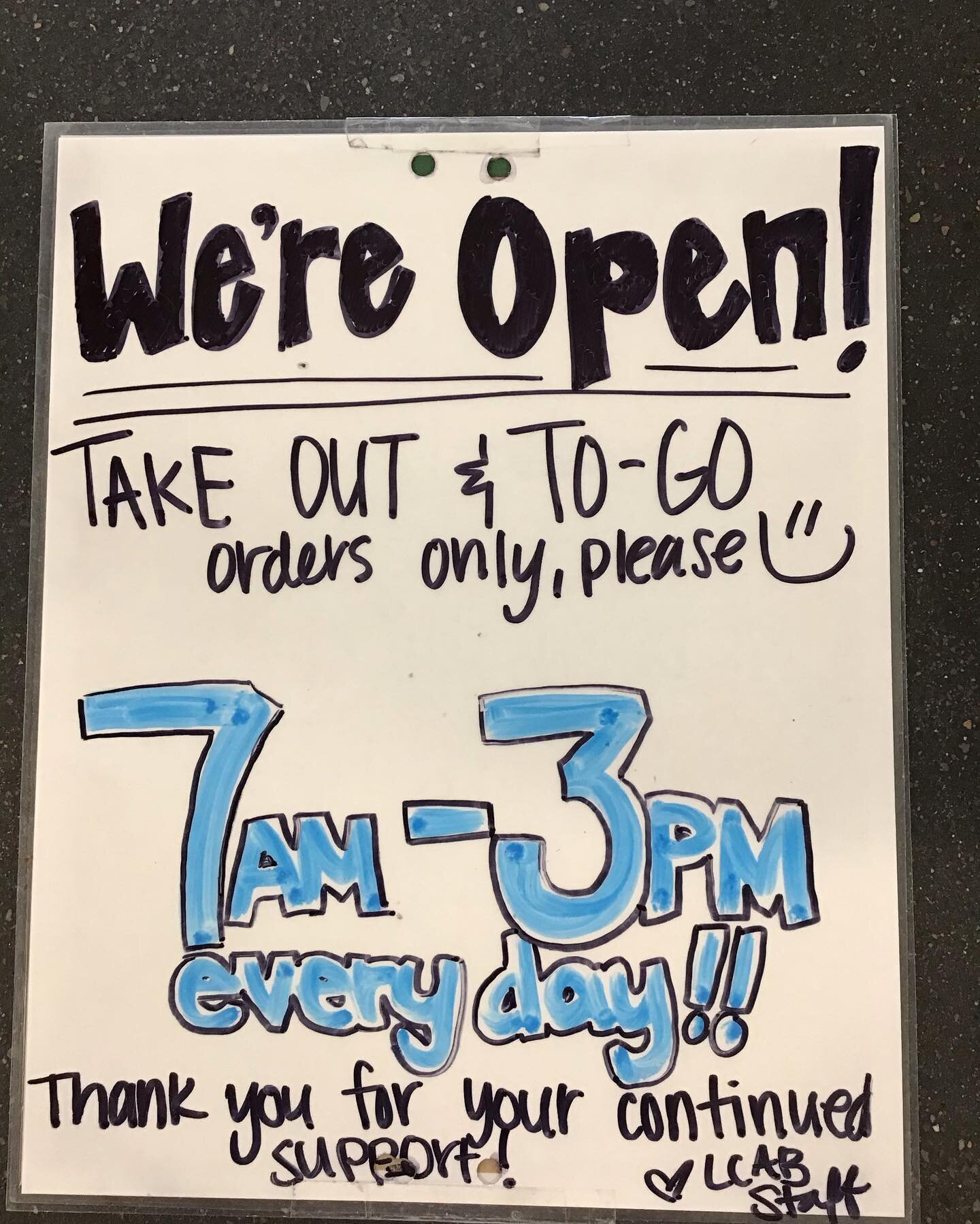 🥳We are excited to announce that we&rsquo;ve extended our hours again!!🥳 You can now grab your fave pastries and coffee from 7am-3pm every day of the week! How cool is that!?!?