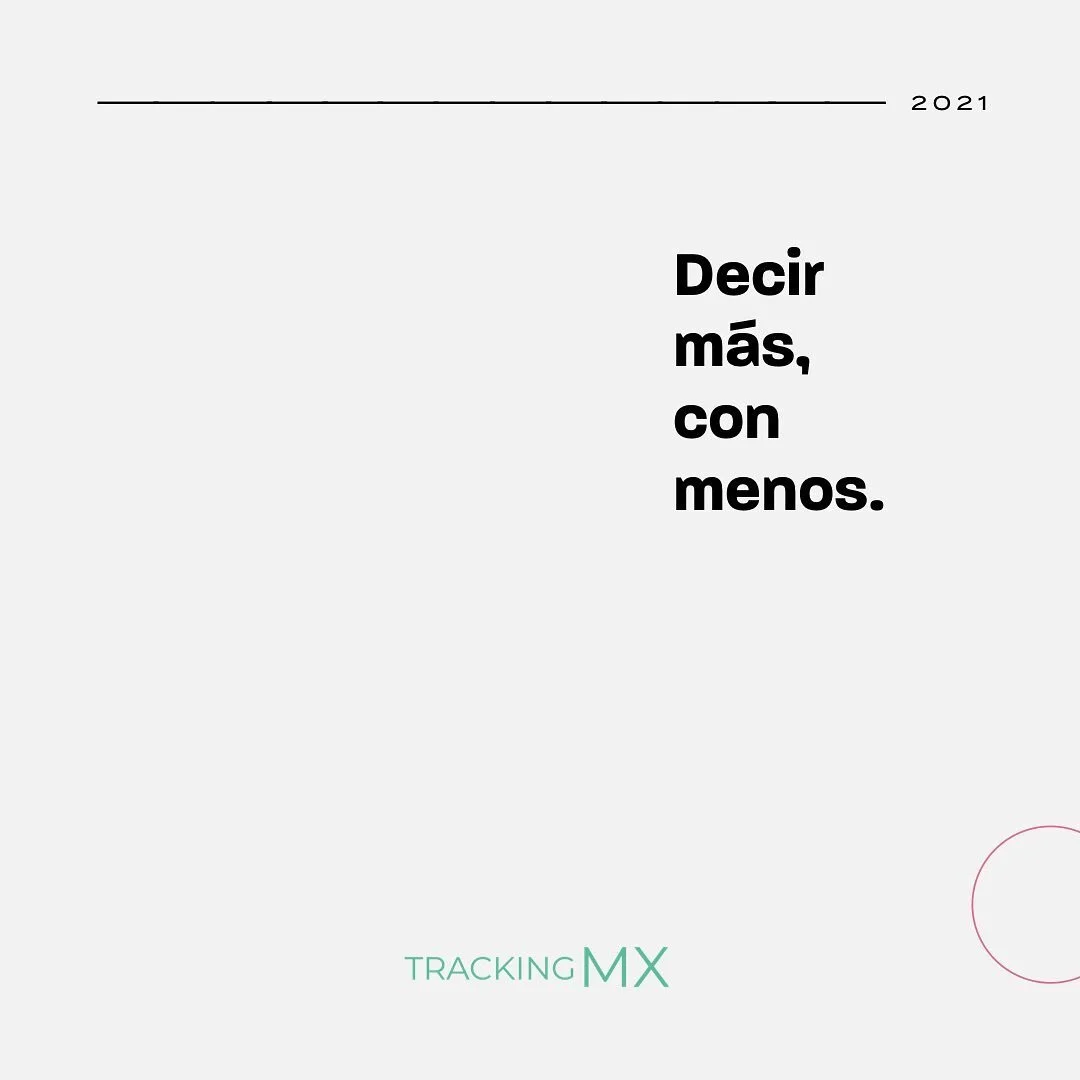 Prop&oacute;sito para la semana que inicia: habla m&aacute;s, con menos. #ContentIsKing 👑
