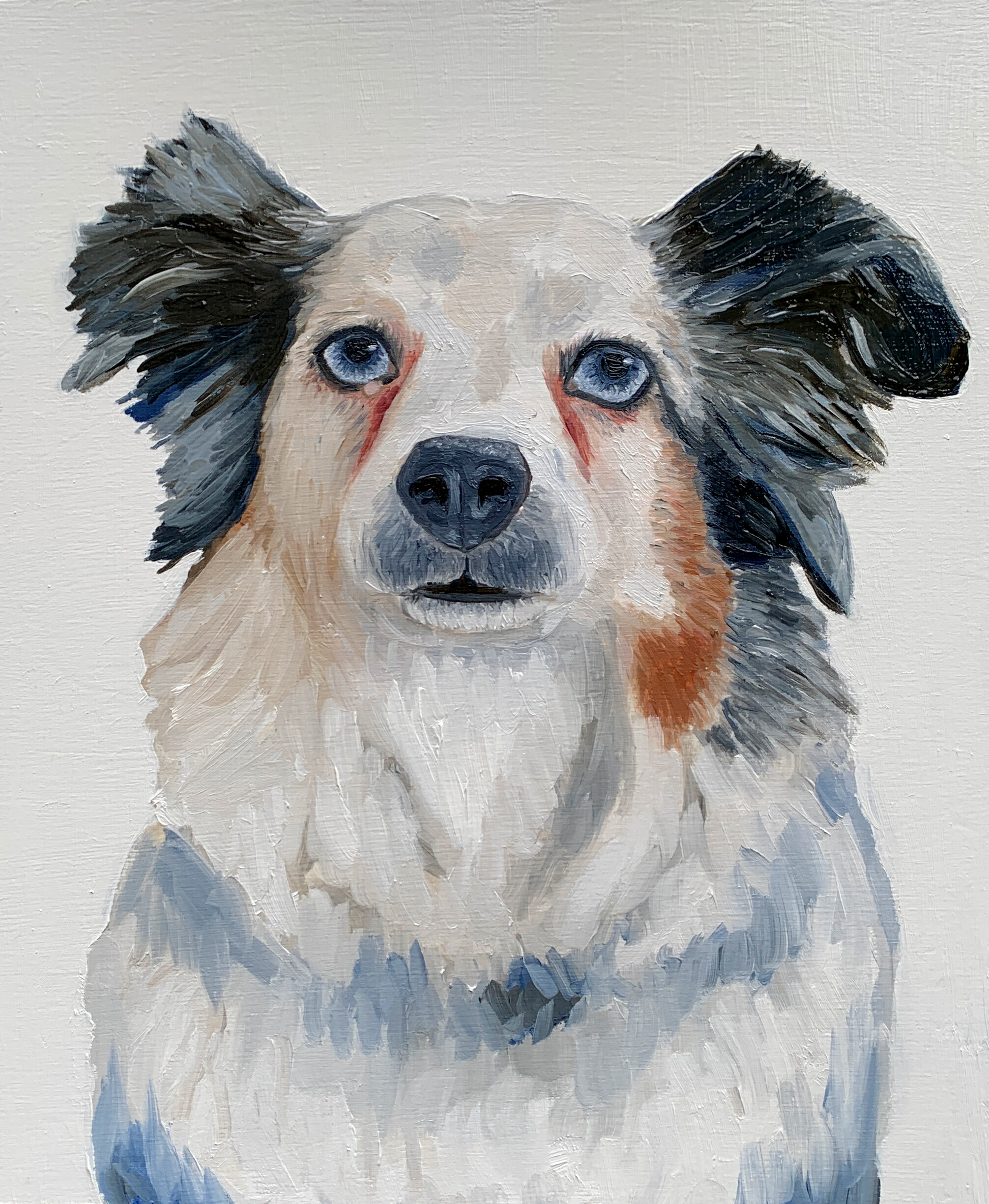 "Sonny" Oil on gesso wood panel. Fall 2020. 12 x 10 in.