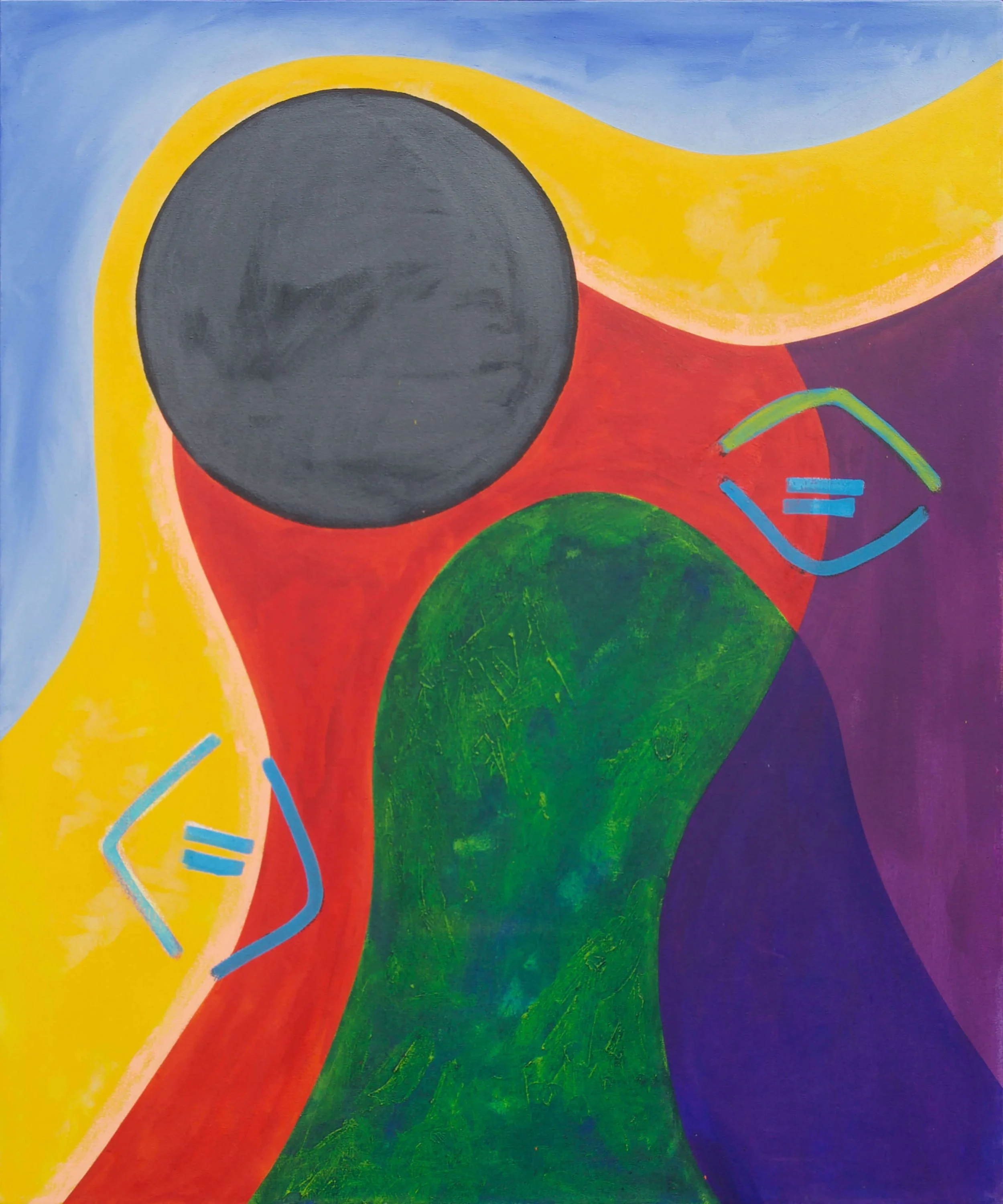  Can't Remember , 2026  
Acrylic on canvas  
40 x 48 (101.6 x 121.9 cm)
