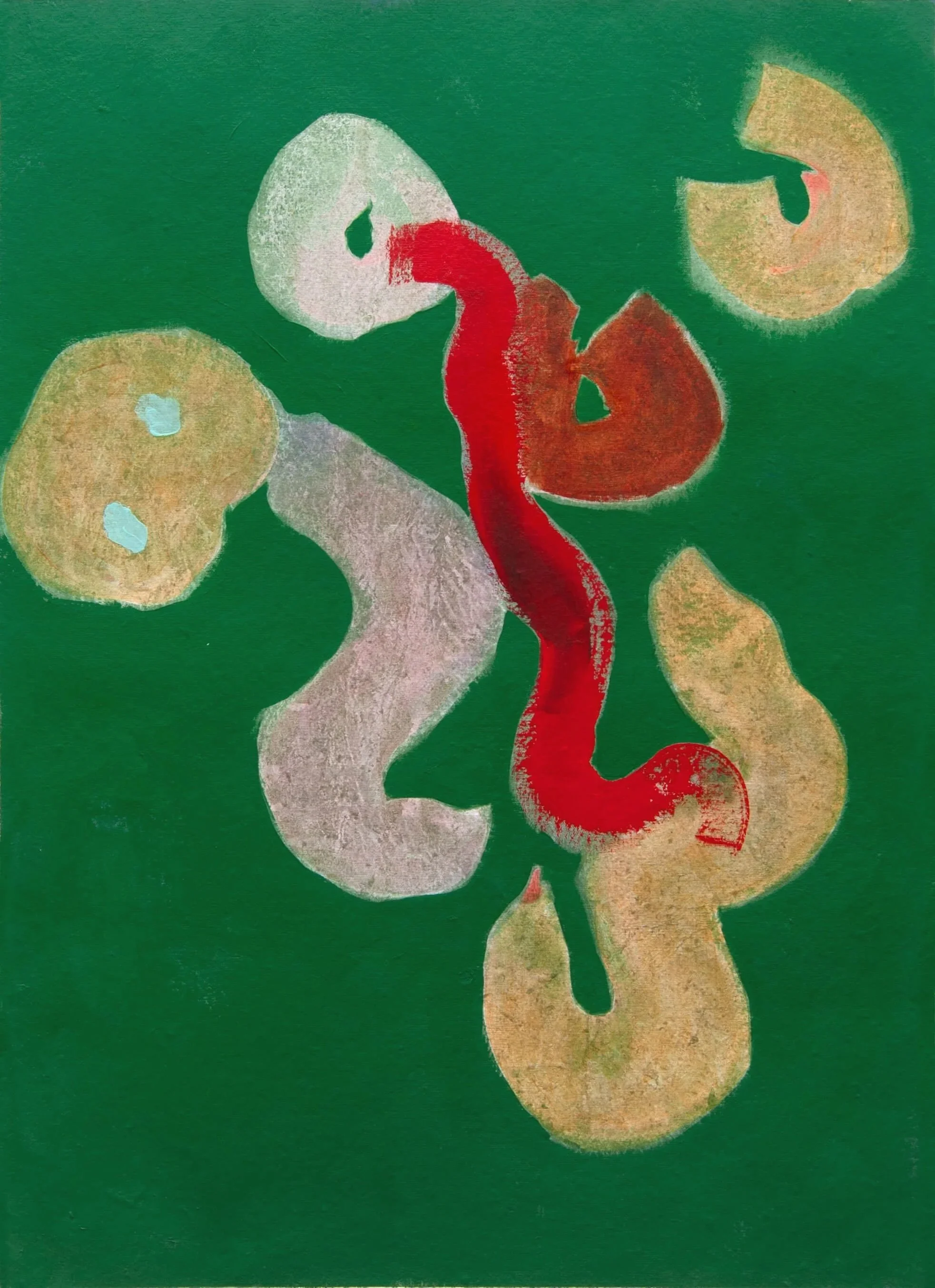  This is Difficult , 2025  
Acrylic on paper 
22" x 30" (55.9 x 76.2 cm)
