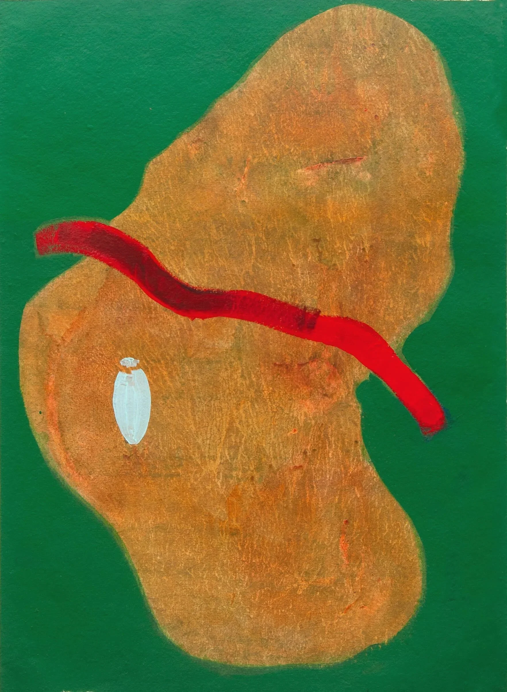  Wonderful Timing , 2025  
Acrylic on paper  
22" x 30" (55.9 x 76.2 cm)