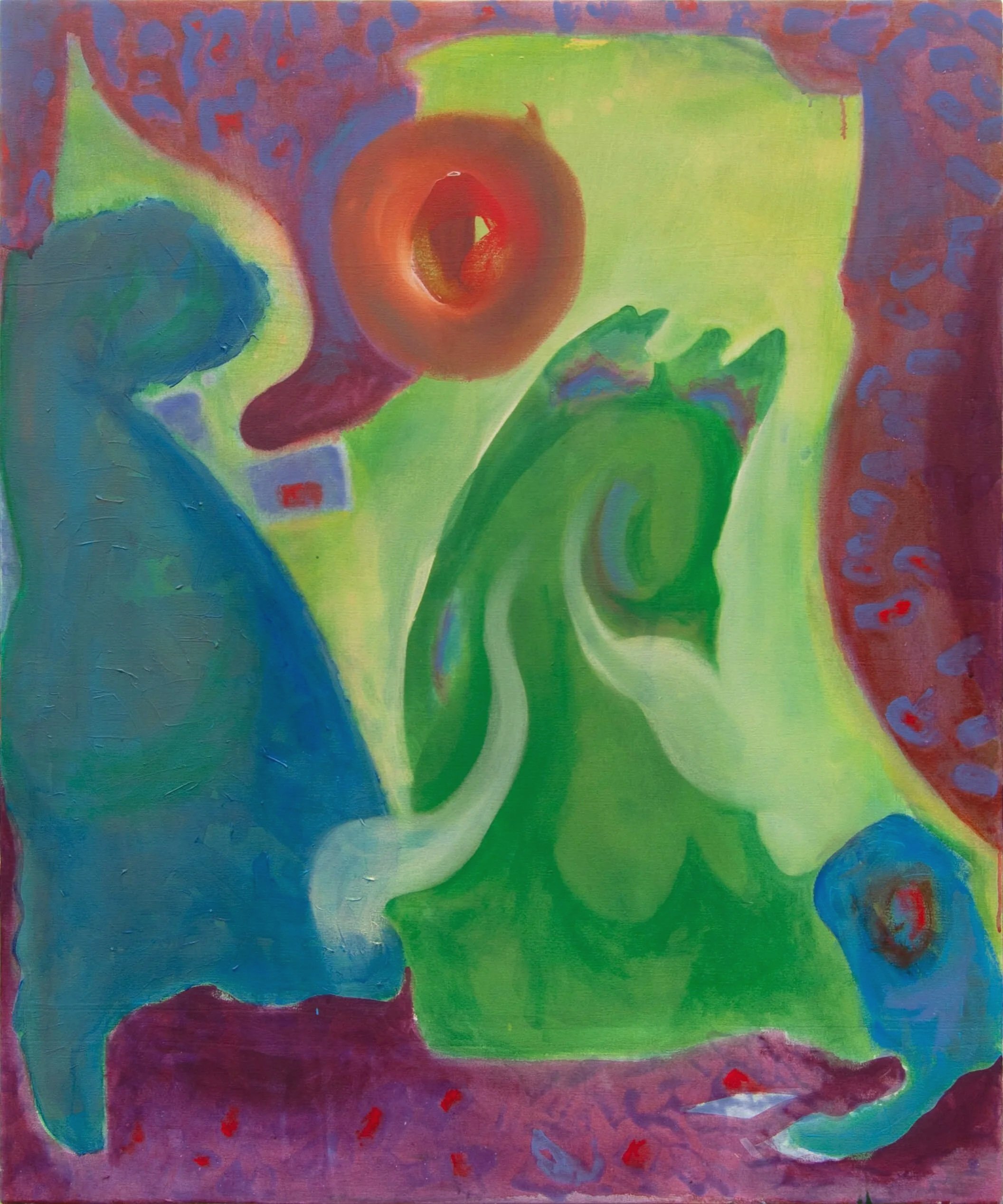  Foresight , 2025  
Acrylic on canvas  
40 x 48 (101.6 x 121.9 cm)