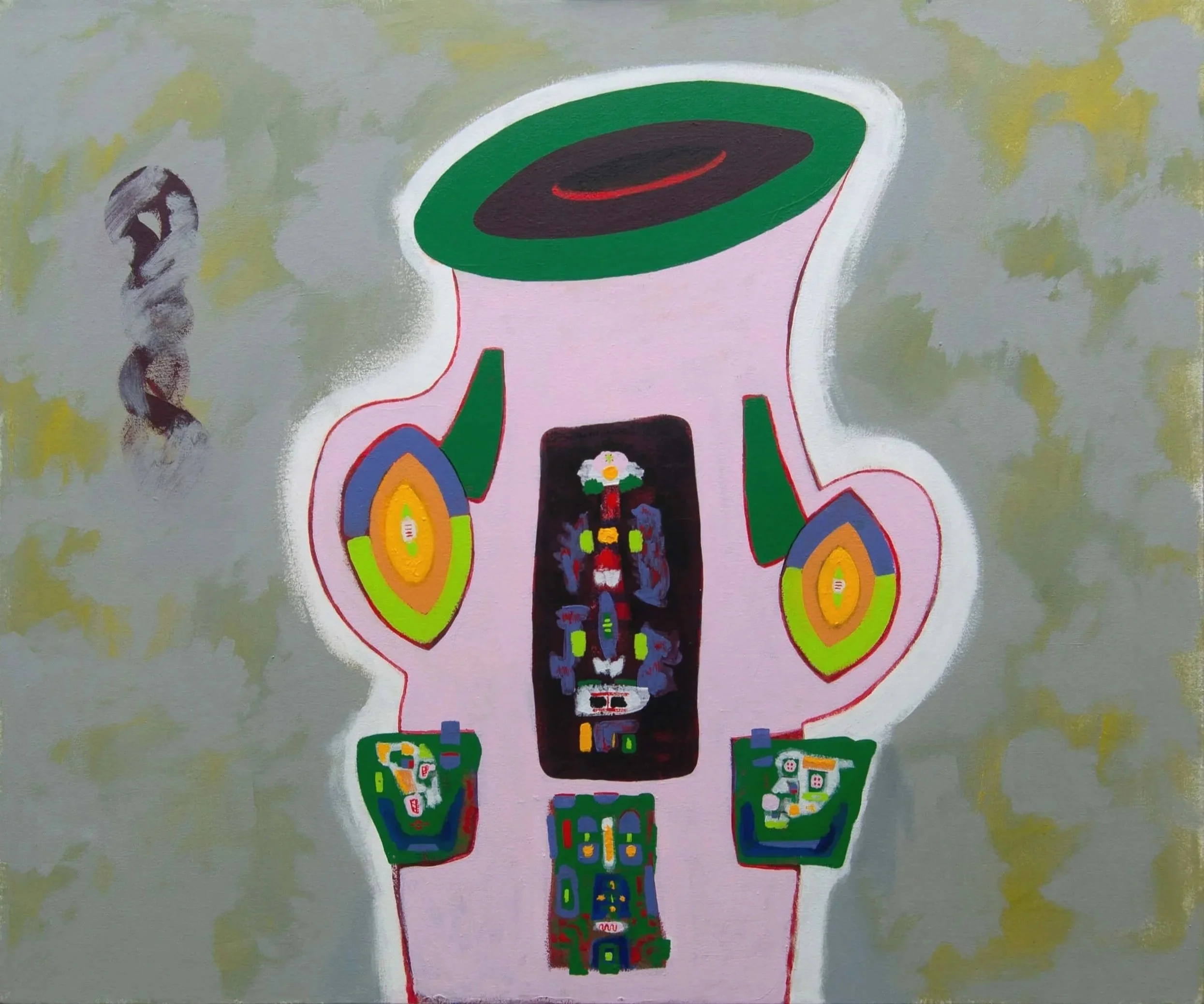  No More Room , 2025  
Acrylic on canvas  
48 x 40 (121.9 x 101.6 cm)