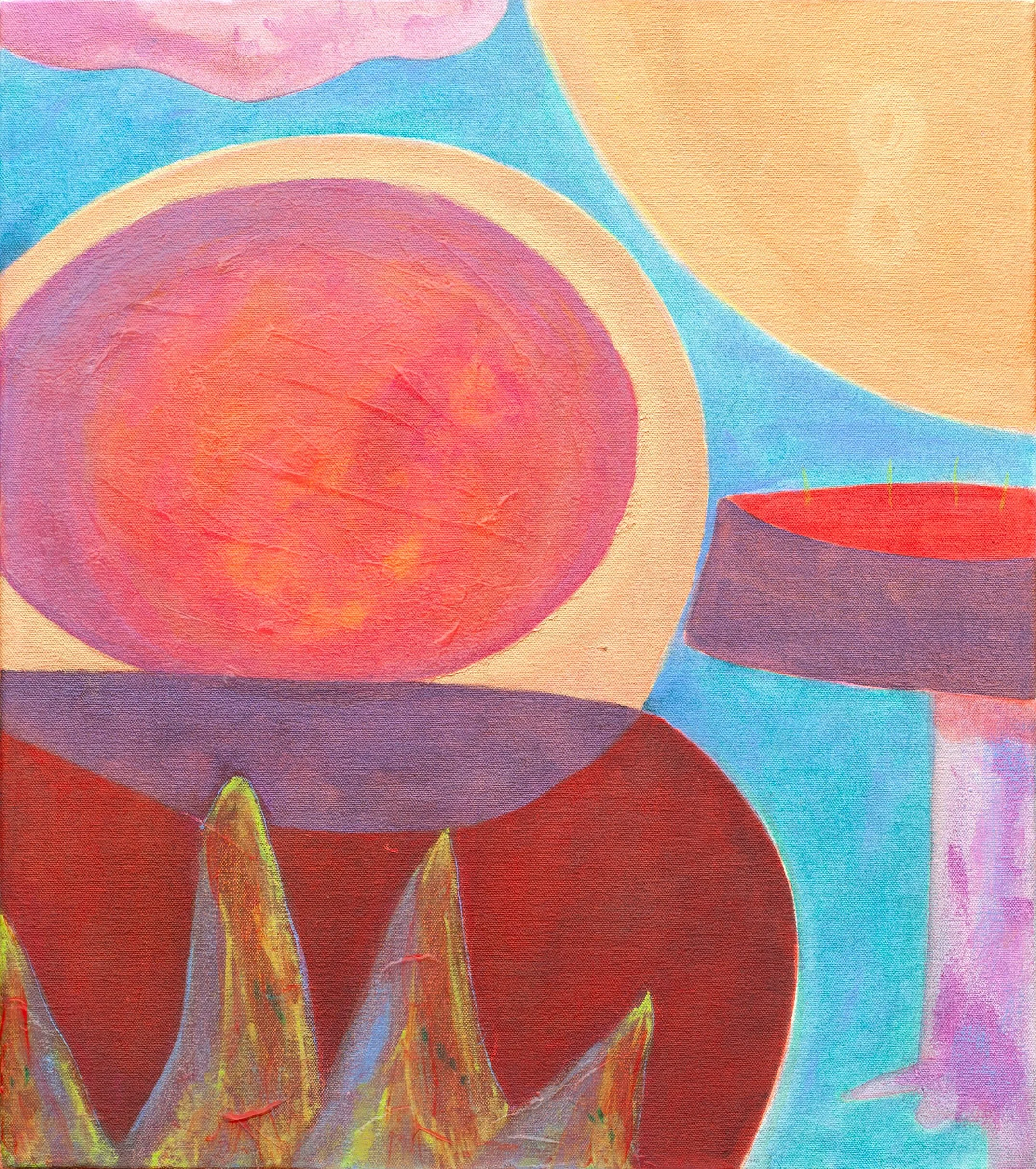  Exhumed 3 , 2023  
Acrylic on canvas 
18 x 20 inches (45.7 x 50.8 cm)