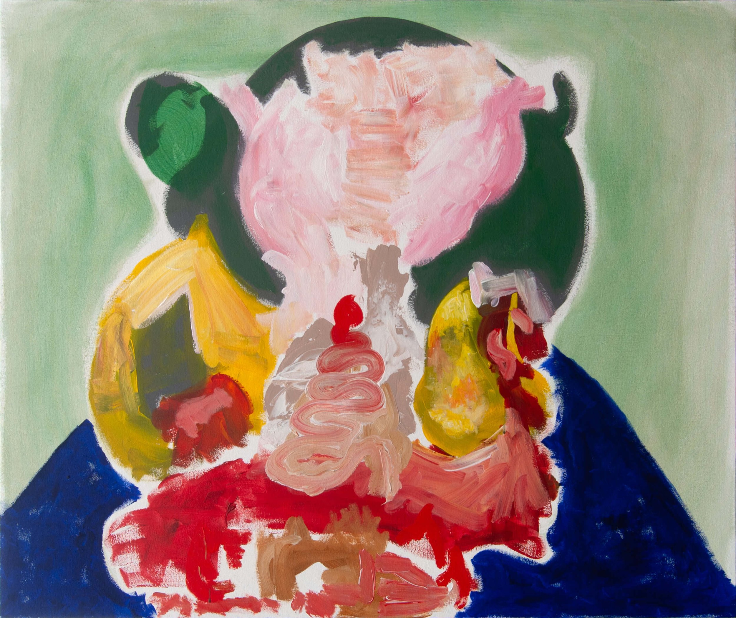  His Excellency , 2025  
Acrylic on canvas  
48 x 40 (121.9 x 101.6 cm)