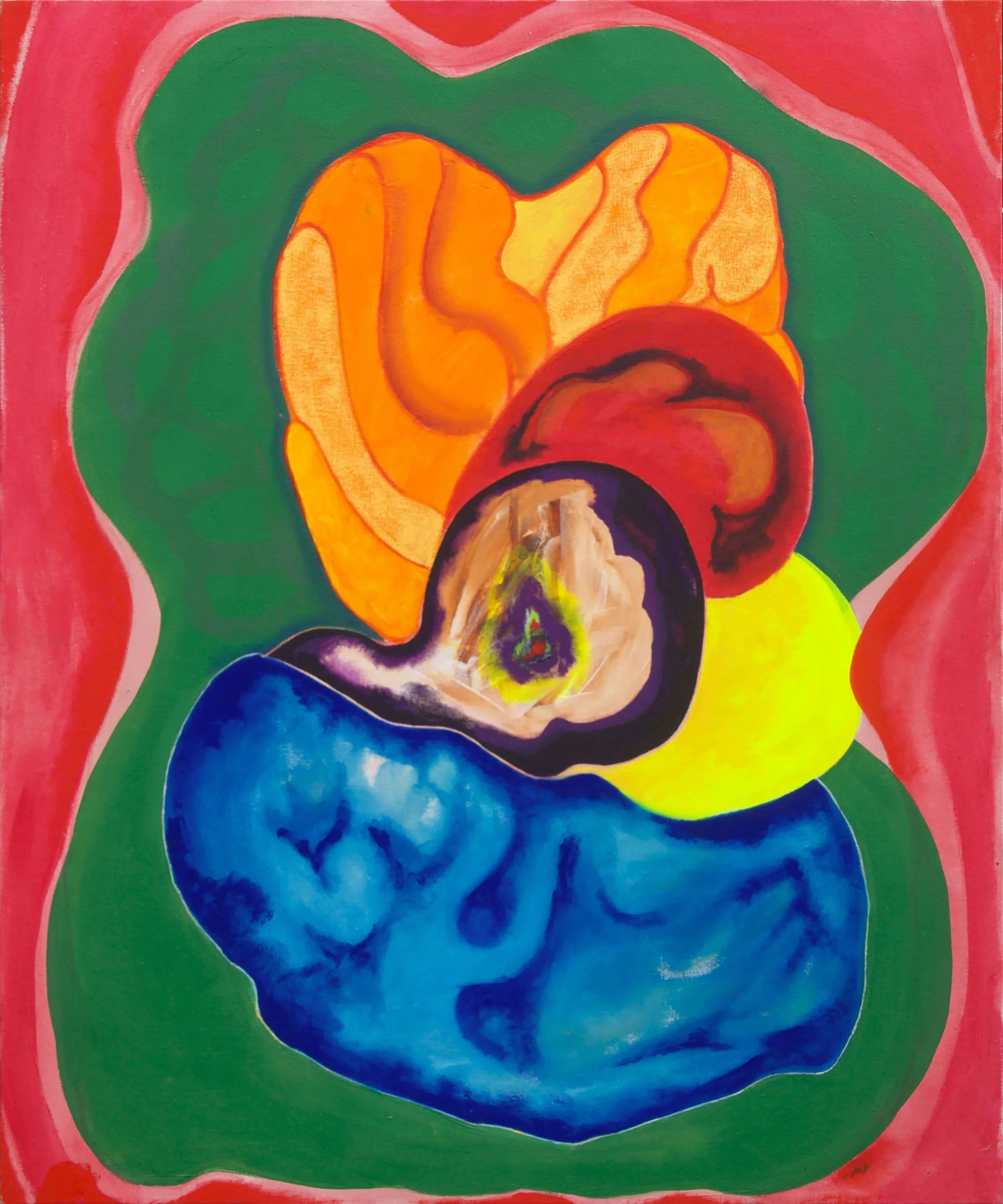  Don't Look , 2026  
Acrylic on canvas  
40 x 48 (101.6 x 121.9 cm)