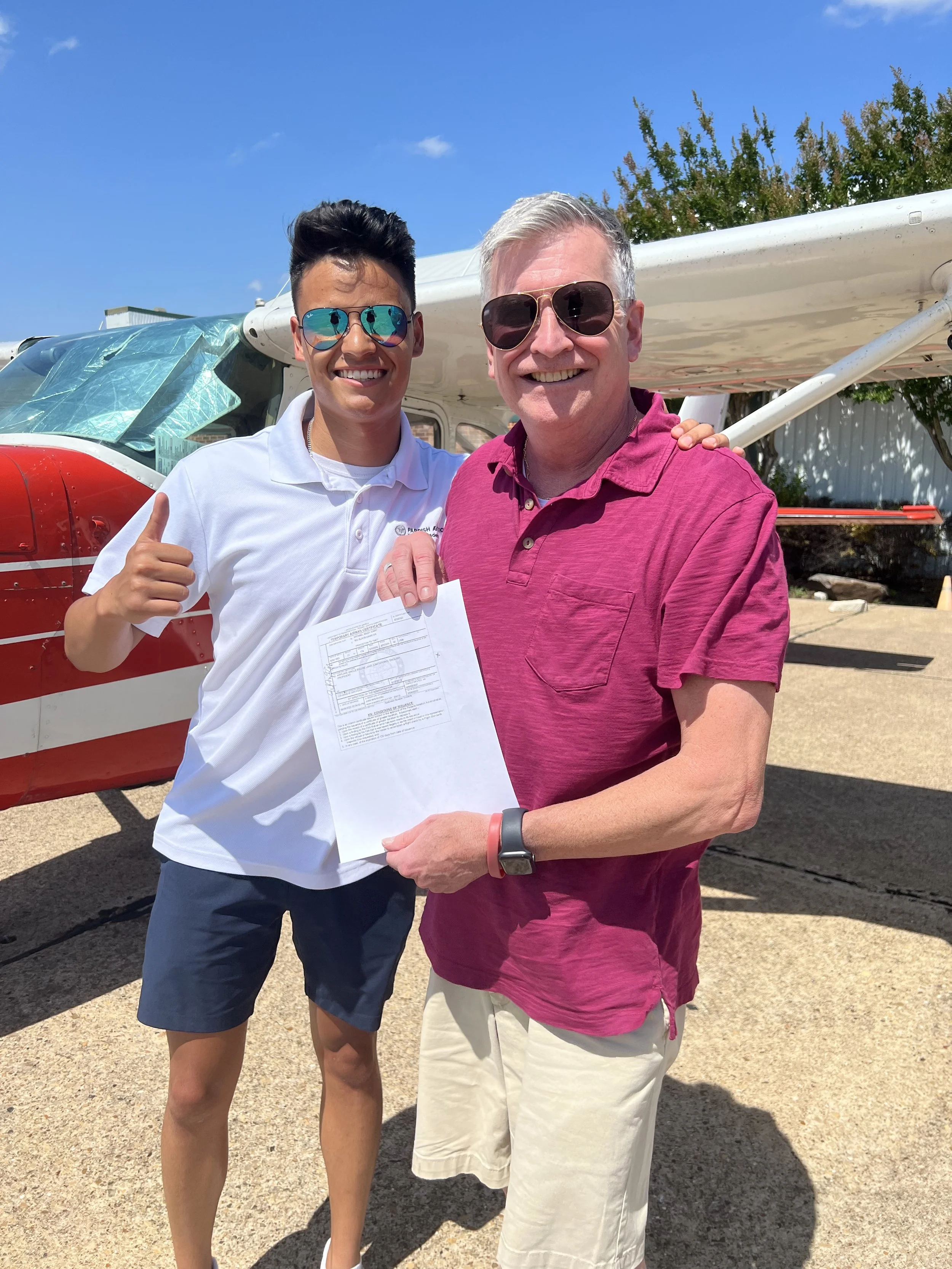 Charlie was able to train his own dad!