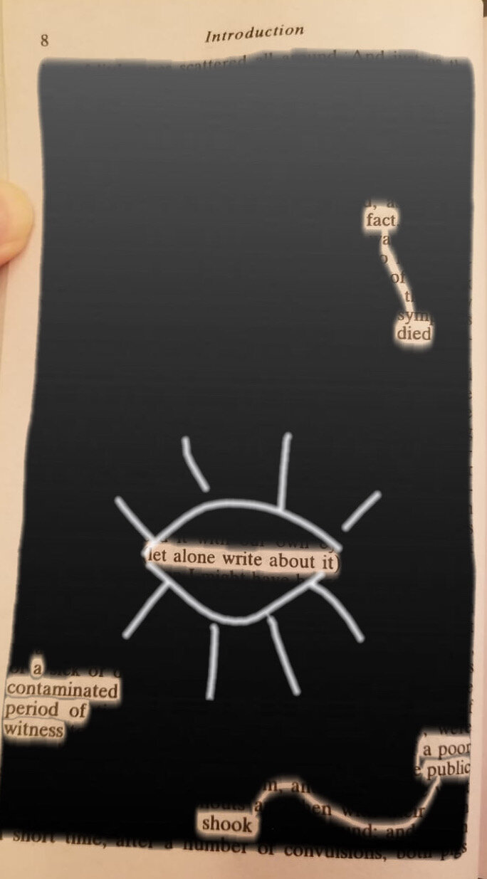 Fact died.
A contaminated period of witness.
A poor public shook,
let alone write about it—