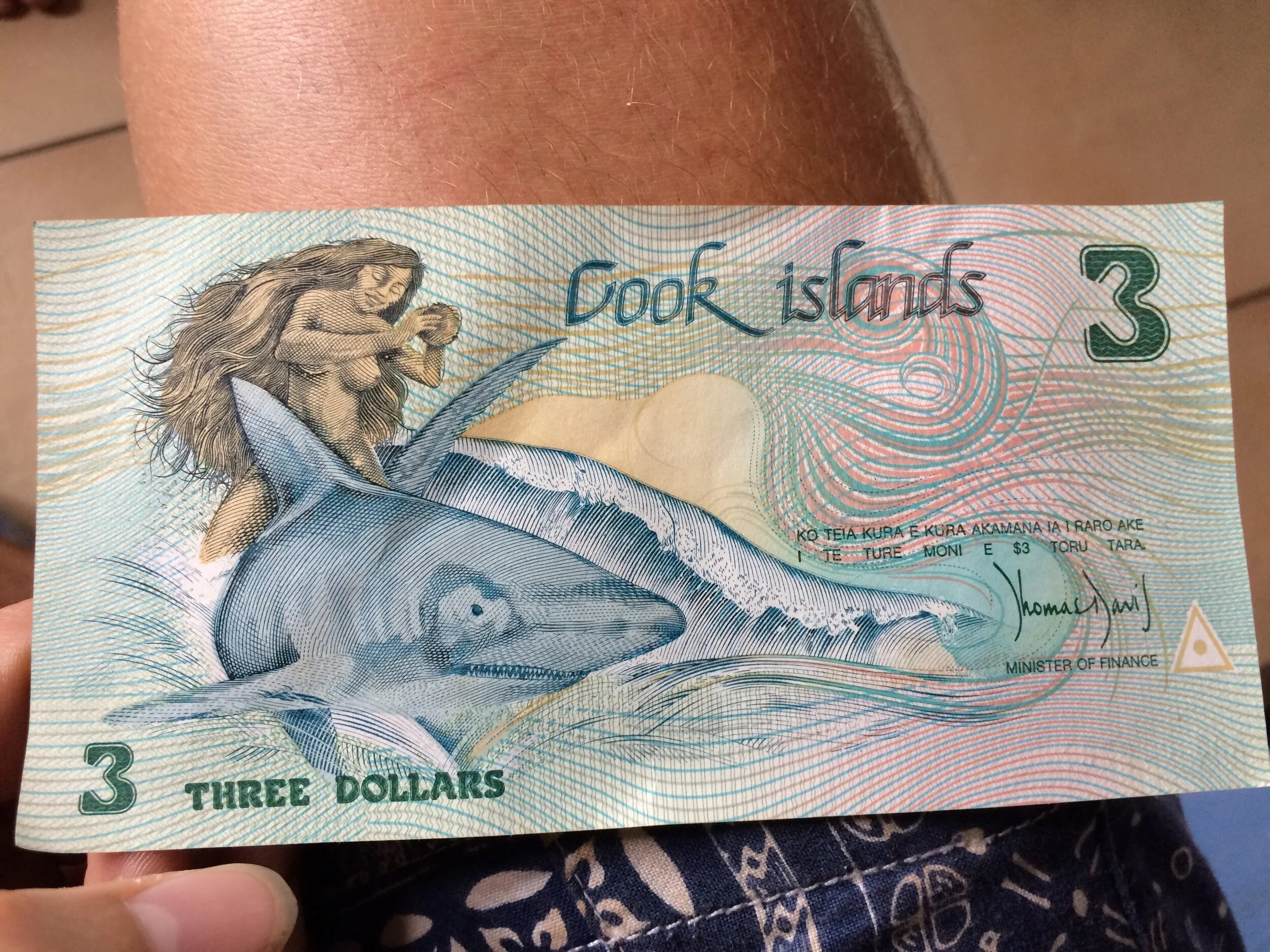 The Cook Islands currency, on the other hand, isn’t hurting anyone.