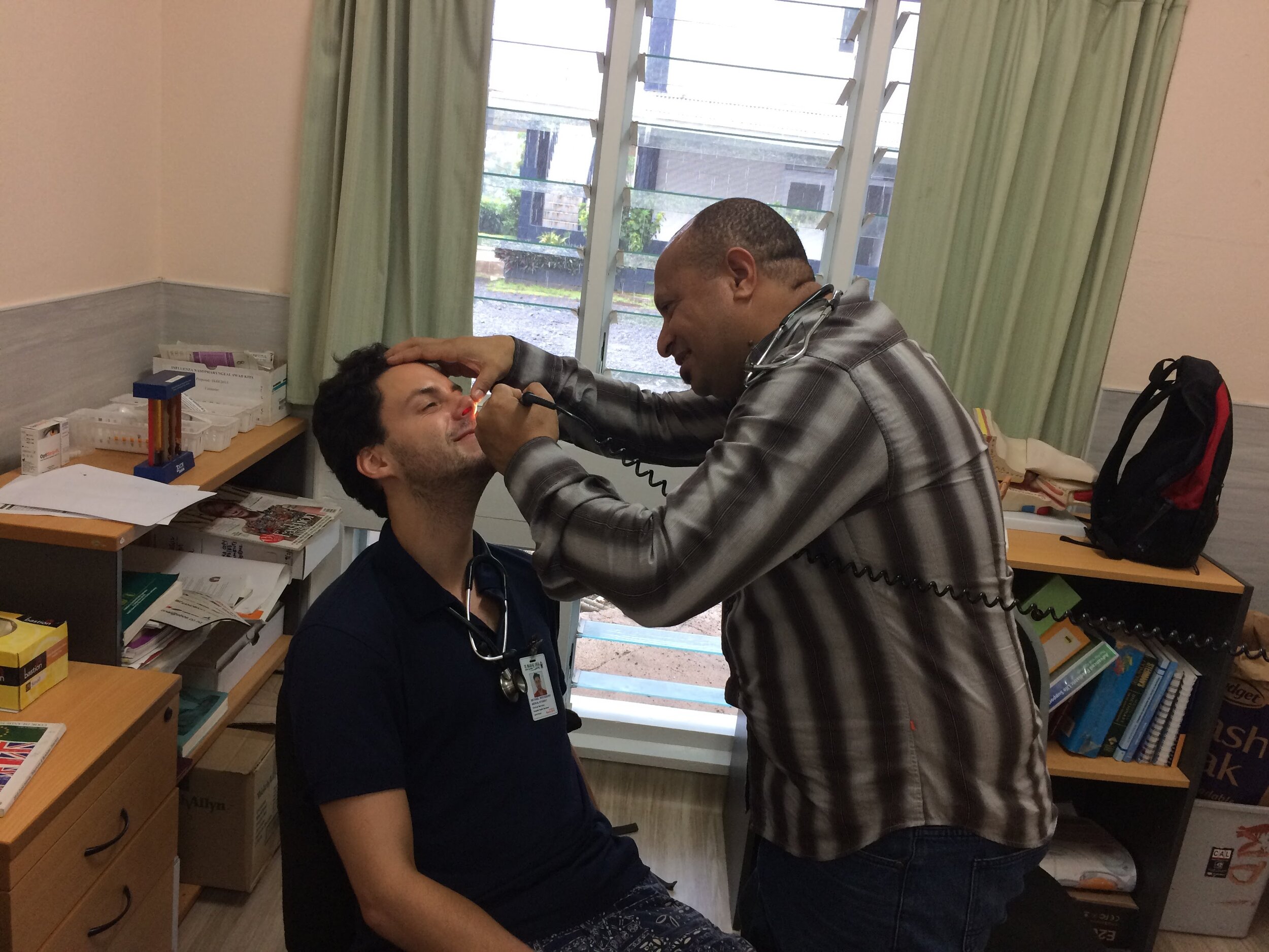 Me being taught advanced techniques in getting up someone’s nose.