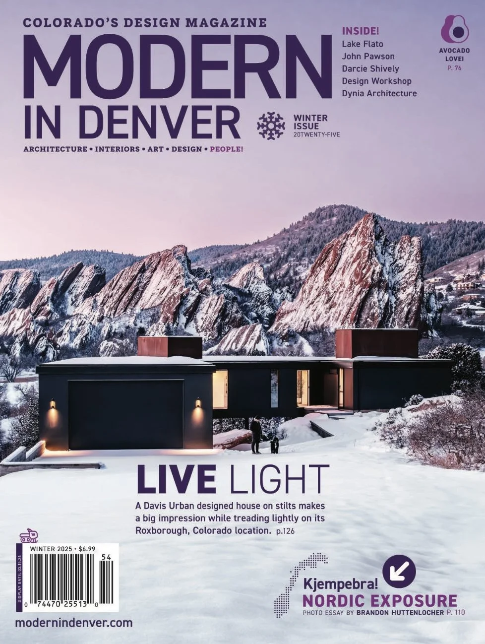 Collector home featured in Modern in Denver Magazine