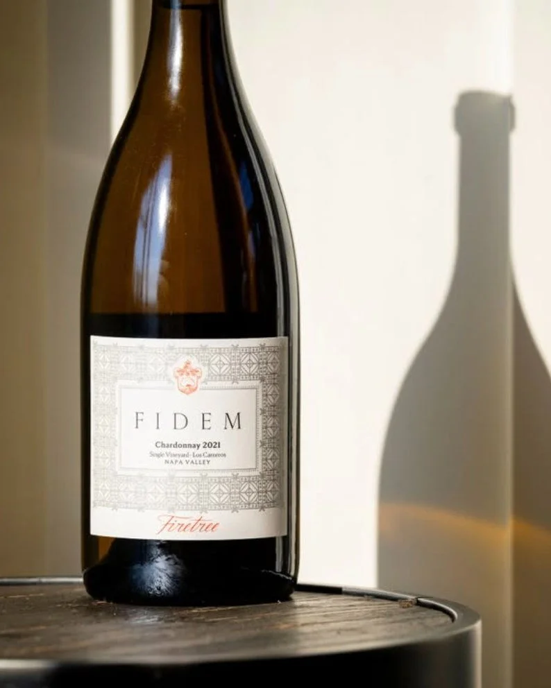 Crafted from blocks F and E (fe in Spanish, FIDEM in Latin), FIDEM Chardonnay is a quiet nod to the roots of @firetreevineyards in Carneros, Napa Valley. A wine born in the cool of night, aged with care, and made with intention.

Fidem et Futurum. Fa