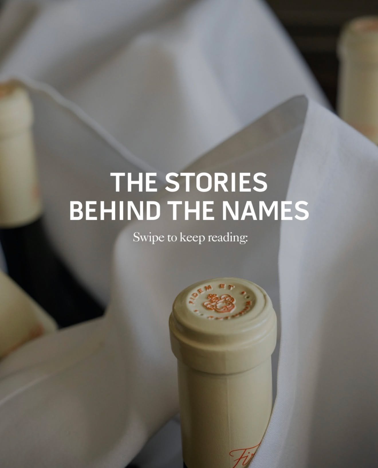 Behind the labels of @firetreevineyards wines. Every bottle has a name, and every name has a story.