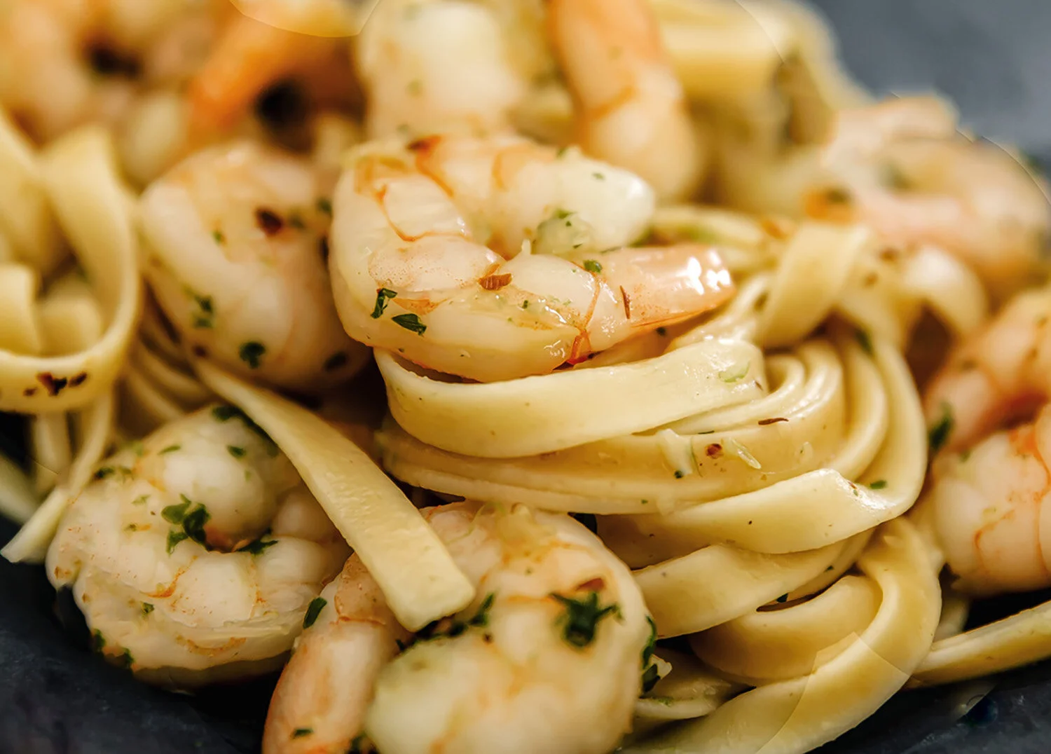 Spaghetti and Chilli Prawns - click on the image for the recipe