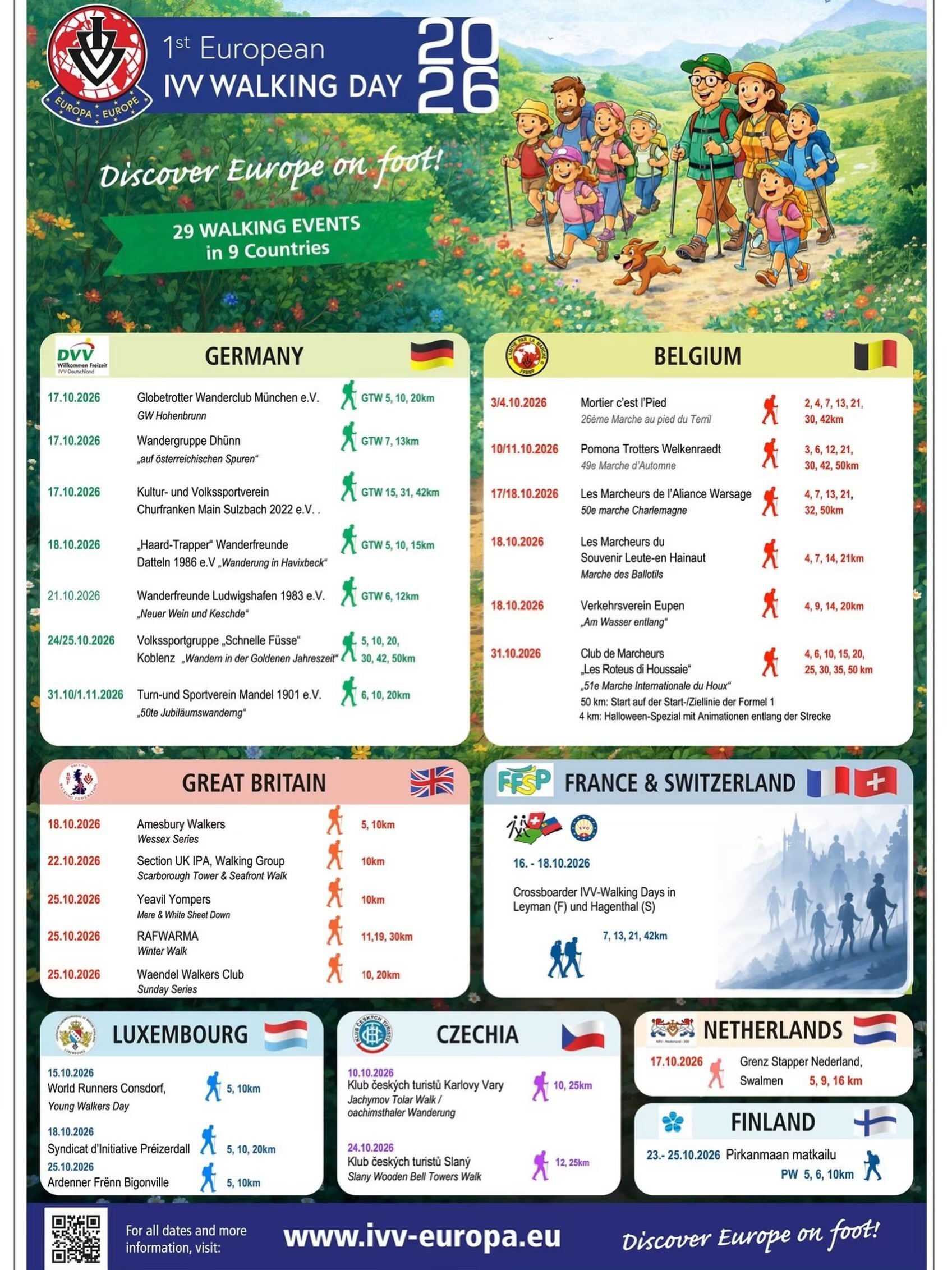 IVV European Walking Day is coming and the RAF WARMA Winter Walk is part of it! Check out the IVV Facebook page for more info: https://www.facebook.com/share/p/1ENrweVVFv/?mibextid=wwXIfr #rafwarma #winterwalk2026 #IVVEurope @ivv_europa