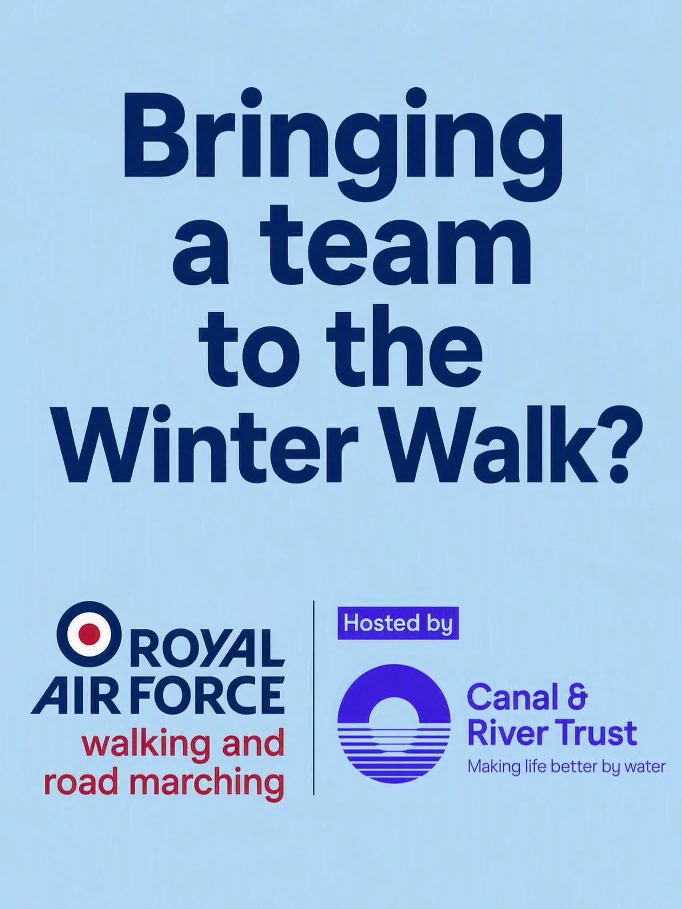 Don&rsquo;t forget to register your team or group if you&rsquo;re coming to the Winter Walk! More than 5 of you? Pre-registration is required by 11th October. 5 or fewer? We&rsquo;d love you to pre-register so we can make sure we have enough biscuits