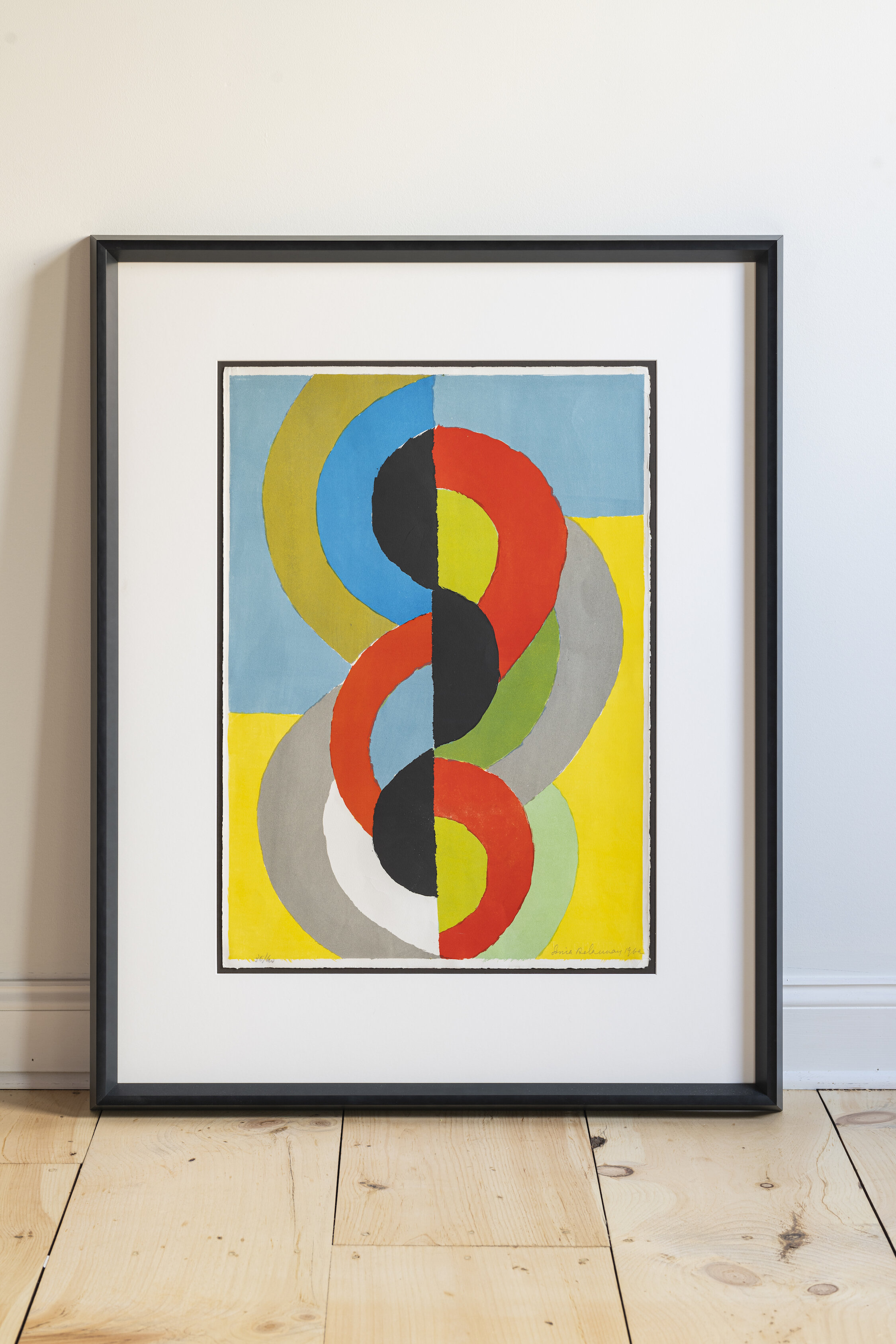 Sonia Delaunay Lithograph, 1962