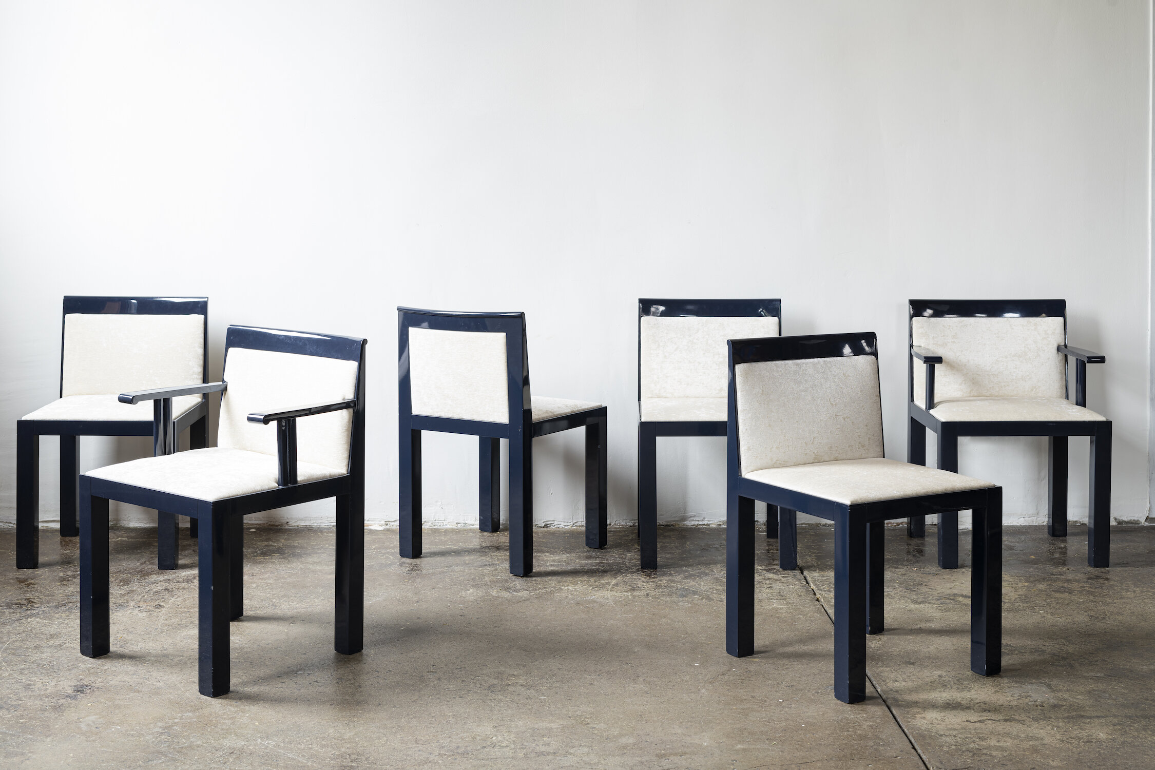 Aldo Rossi and Luca Meda Teatro Dining Chairs_1.jpg