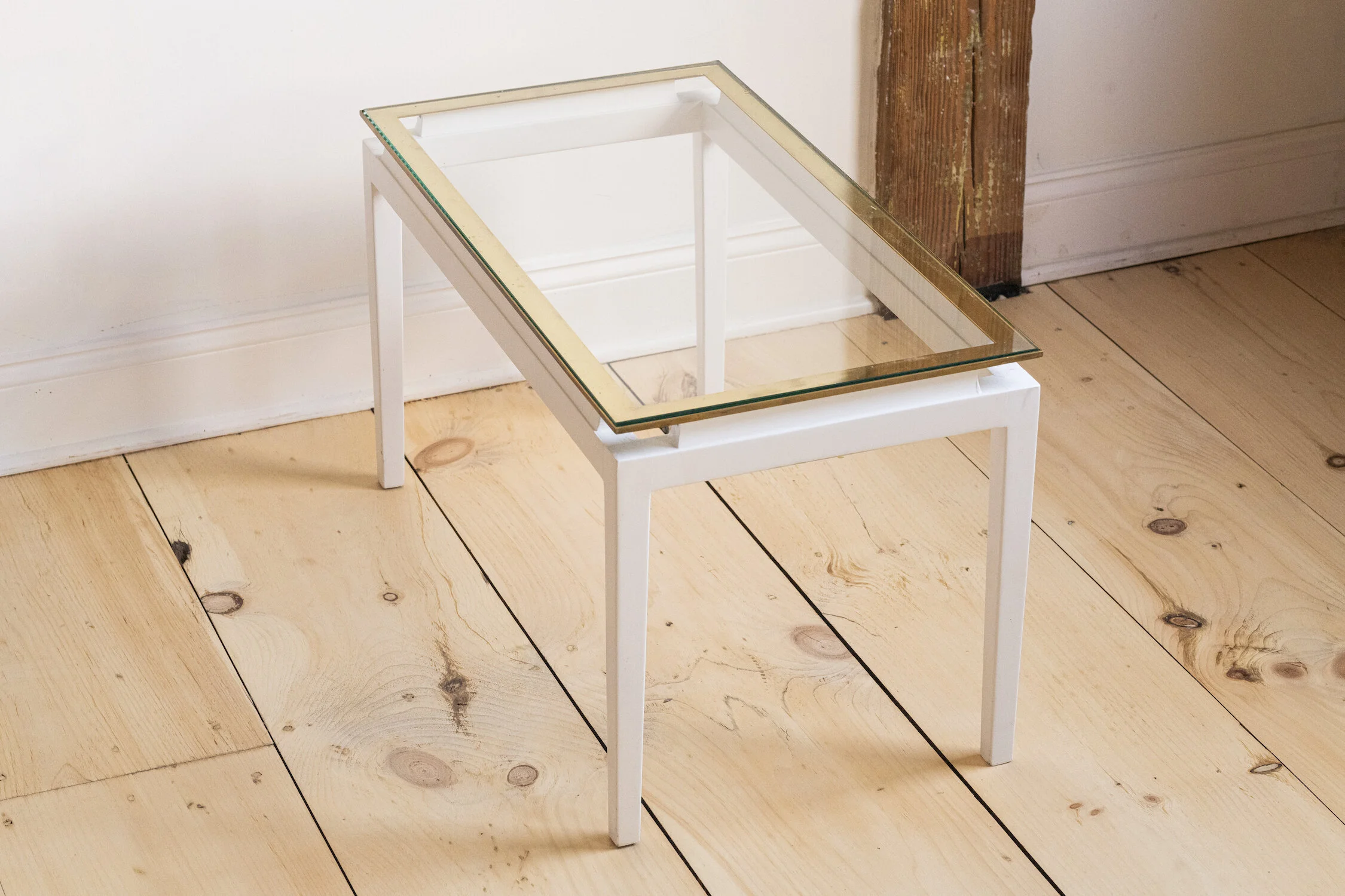 Italian Brass Cocktail Table