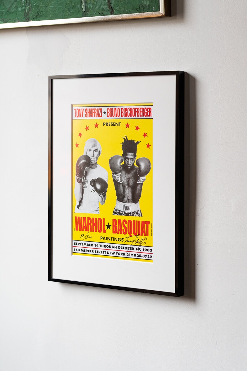 Warhol vs Basquiat Poster