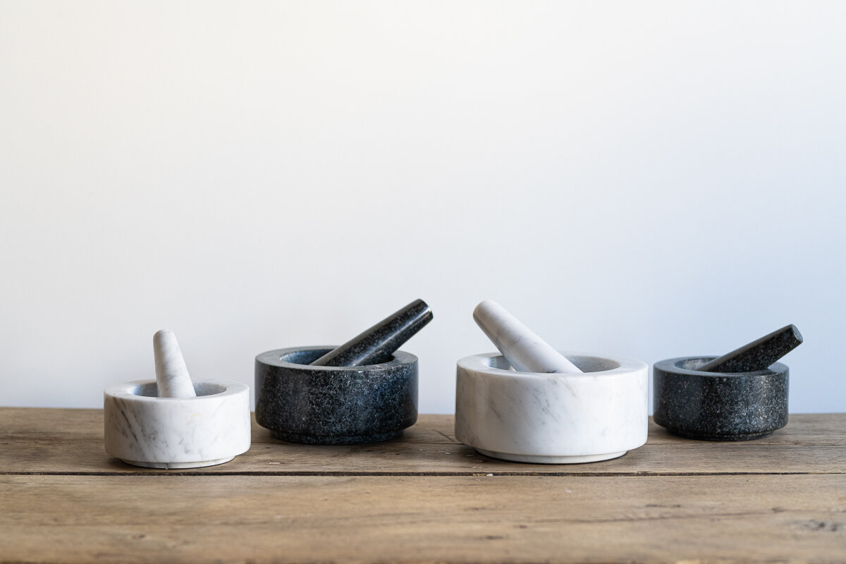 Marble Mortar & Pestles 