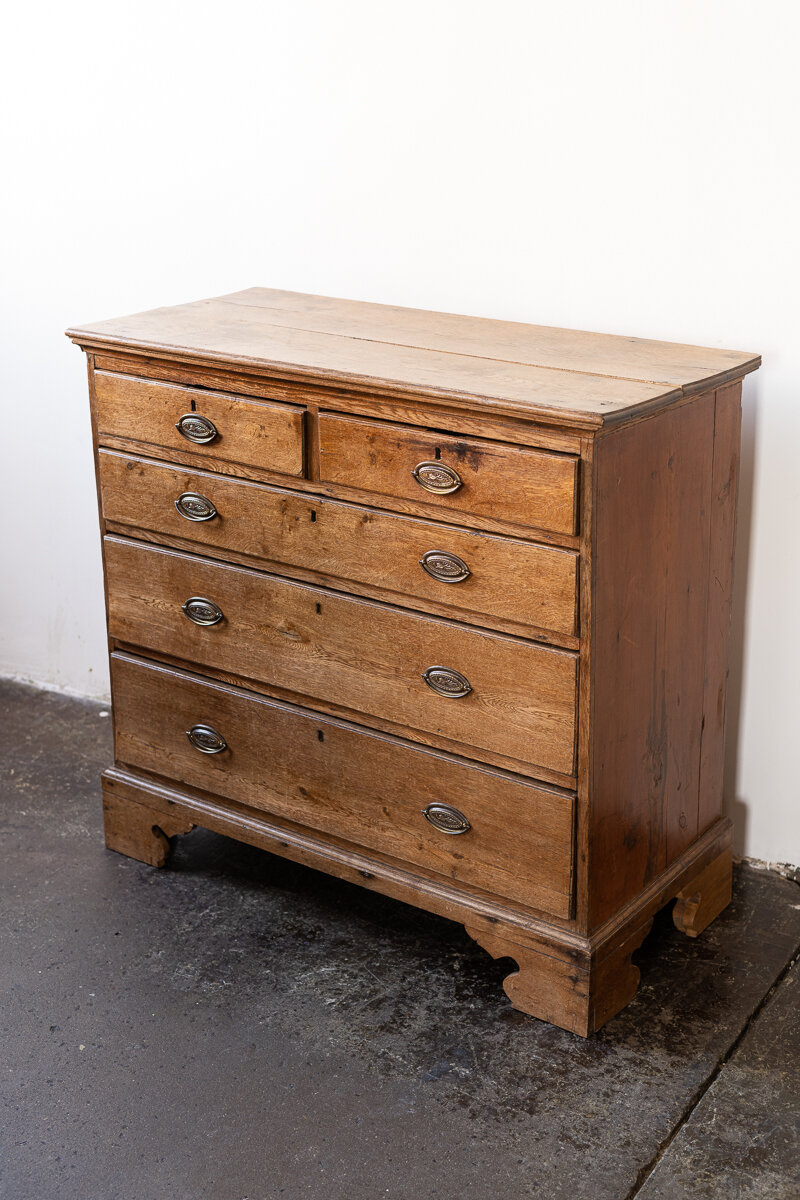 Oak and Pine Chest of Drawers 