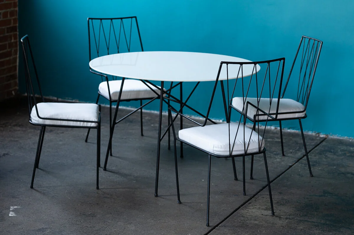 Paul McCobb Outdoor Dining Table and Chairs