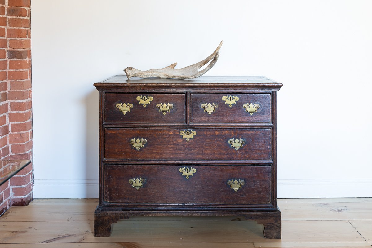 English Oak Chest 