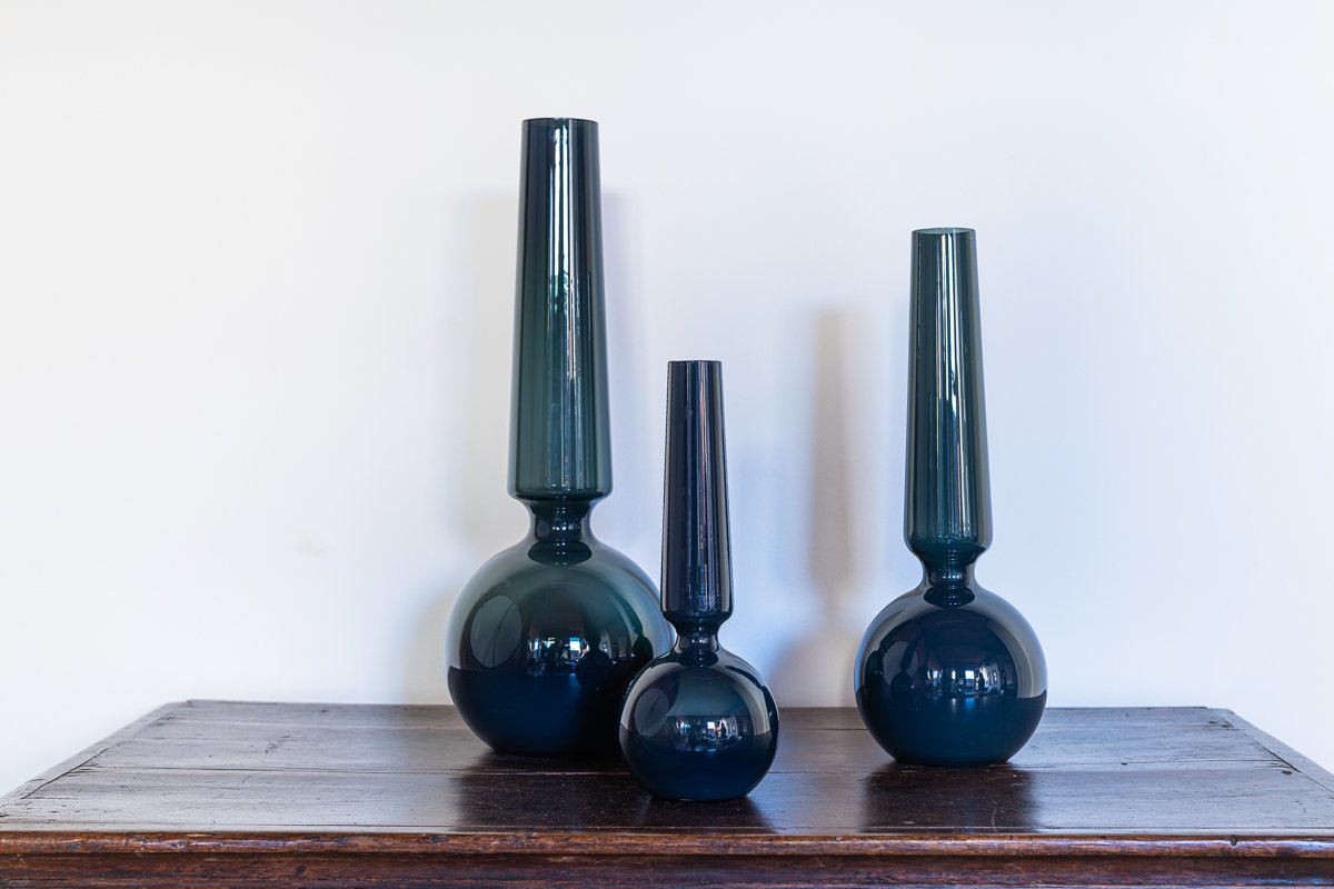 Nouvel Studio Tall Blue Vases