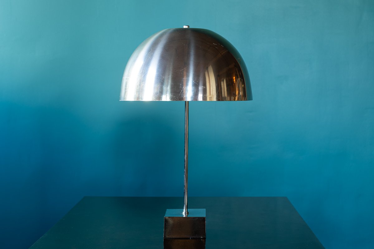 Paul Mayen Chrome Table Lamp 