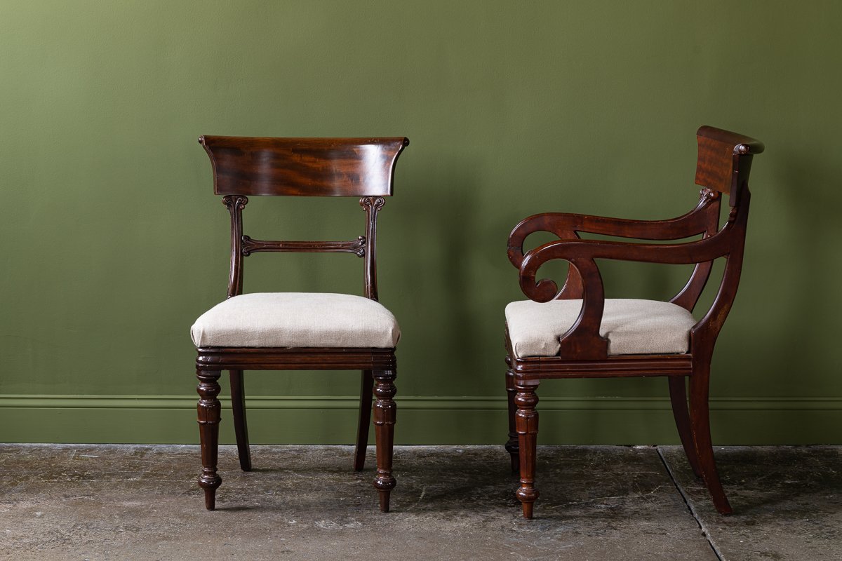 Set of William IV Dining Chairs 