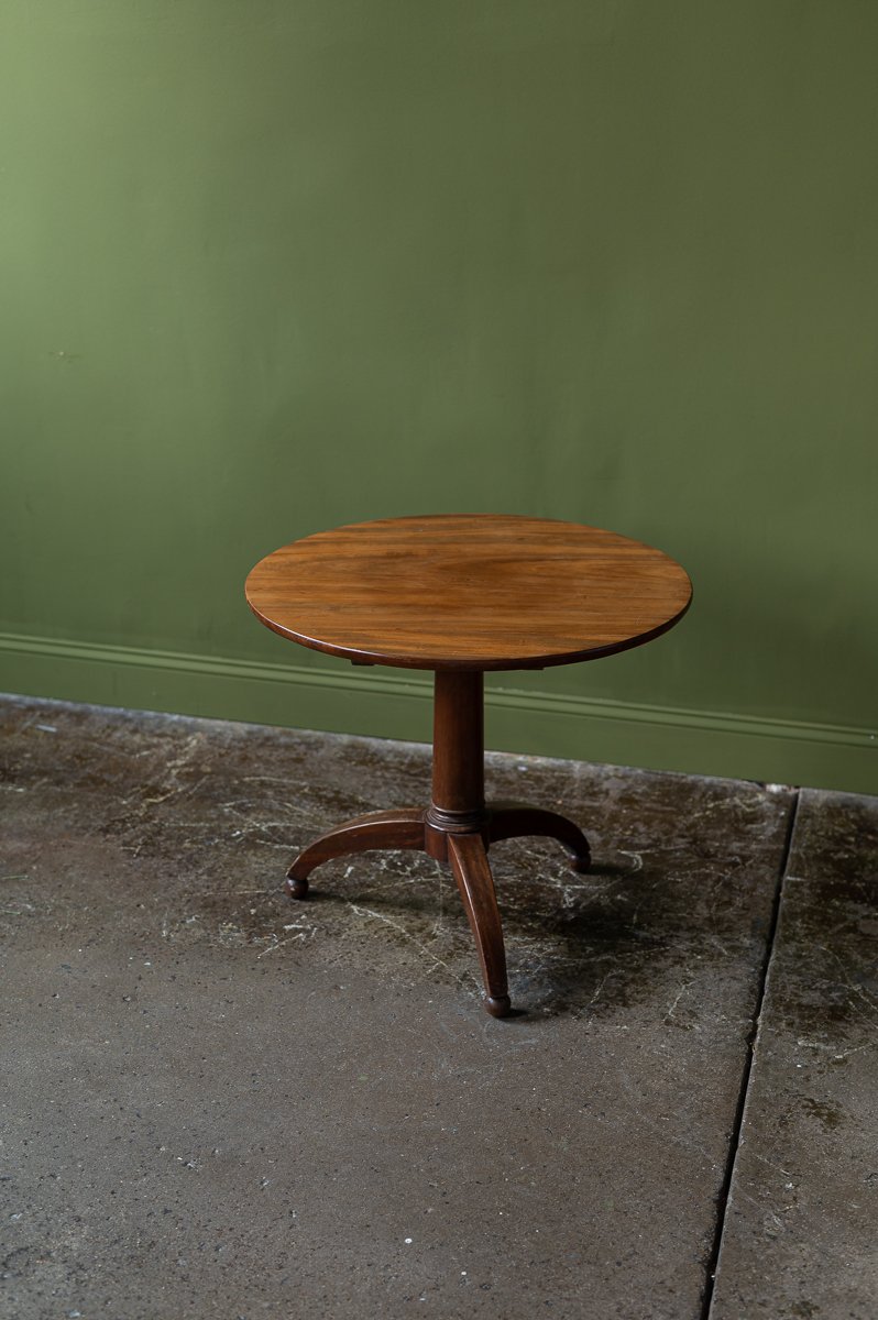 Small Wooden Tilt Top Table