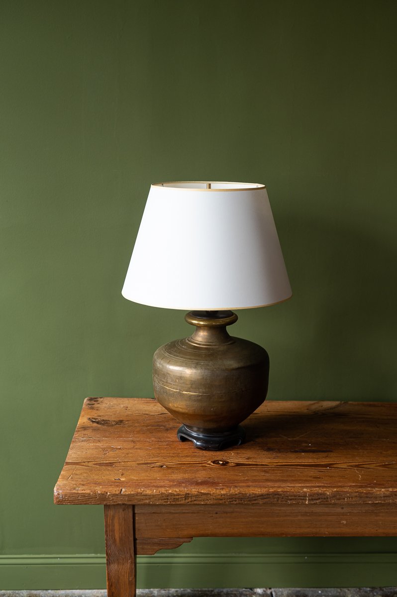 Mid Century Brass Lamp