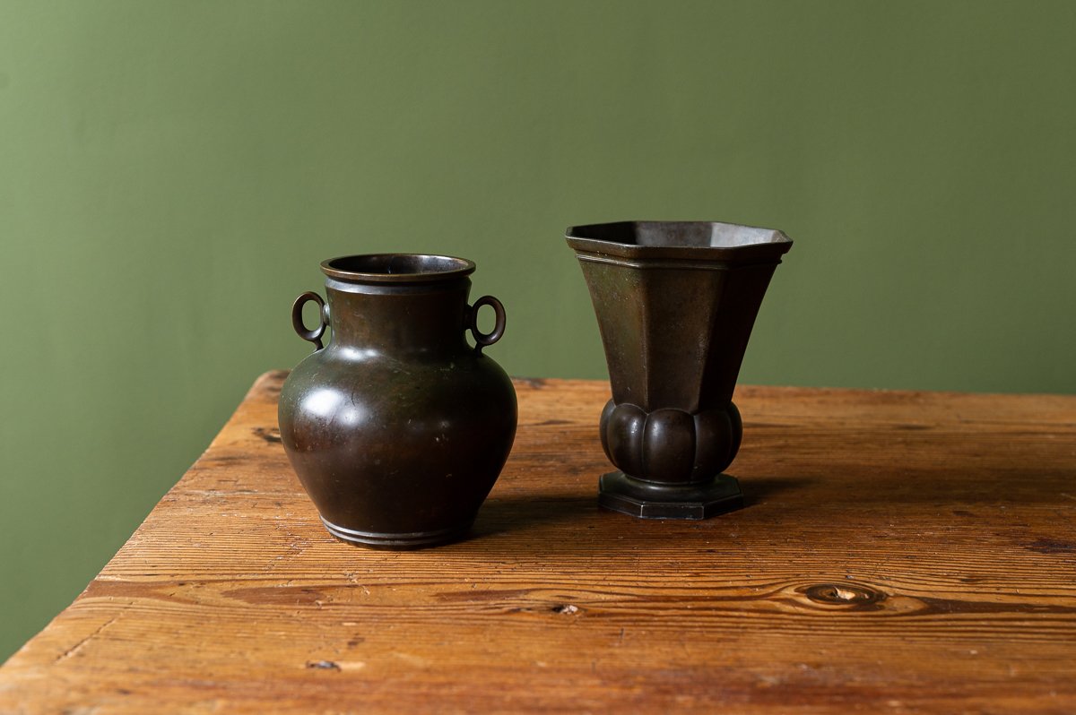 Just Andersen Rare Bronze Vase
