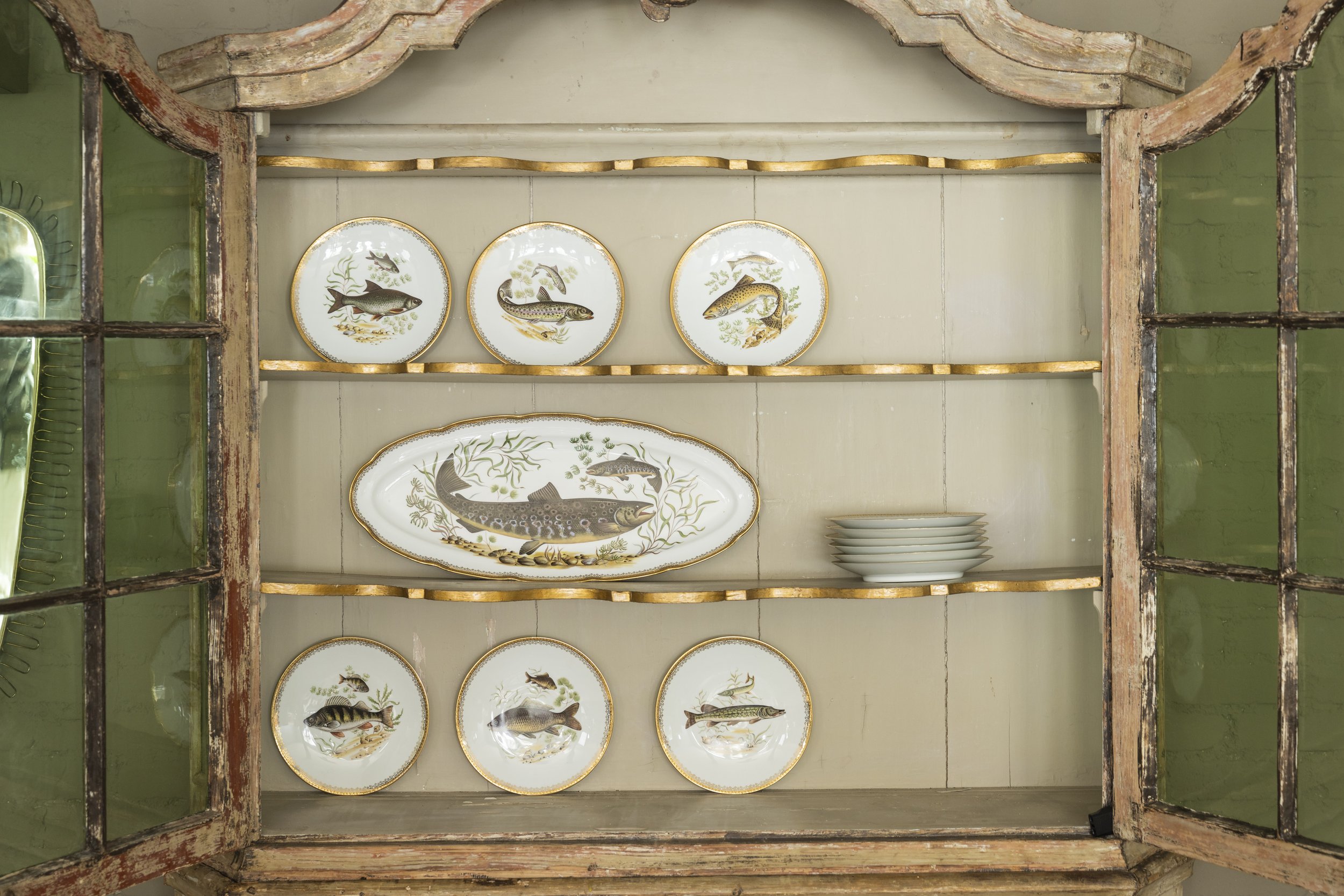 Limoges Fish Platter and Plates 