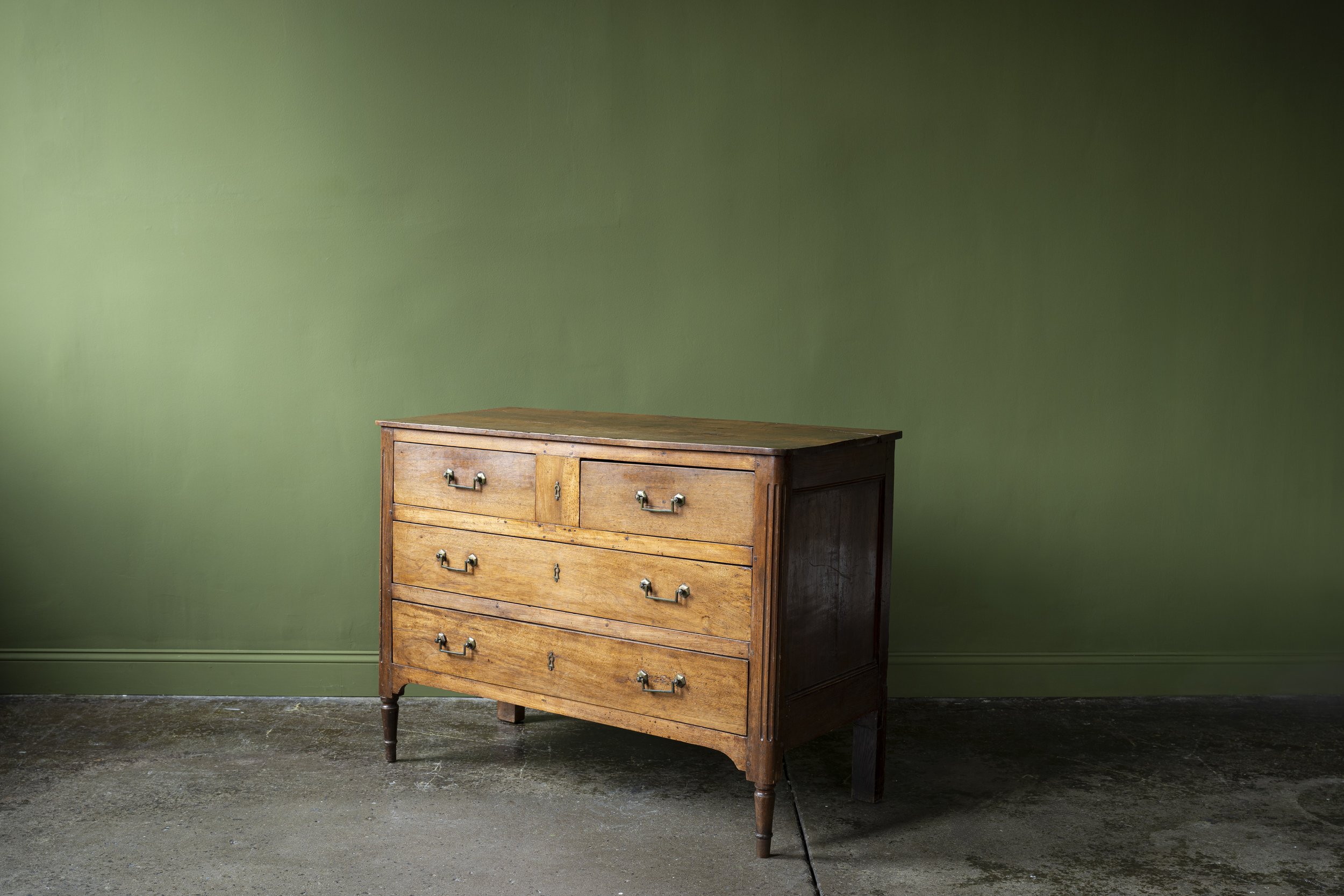 French Neoclassical Walnut Chest