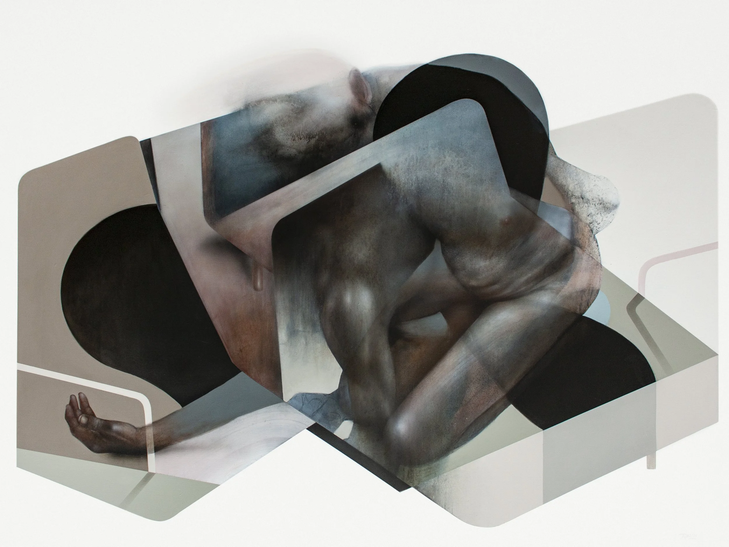 FURNITURE. Acrylics and charcoal on canvas. 150x200cm. 2019.