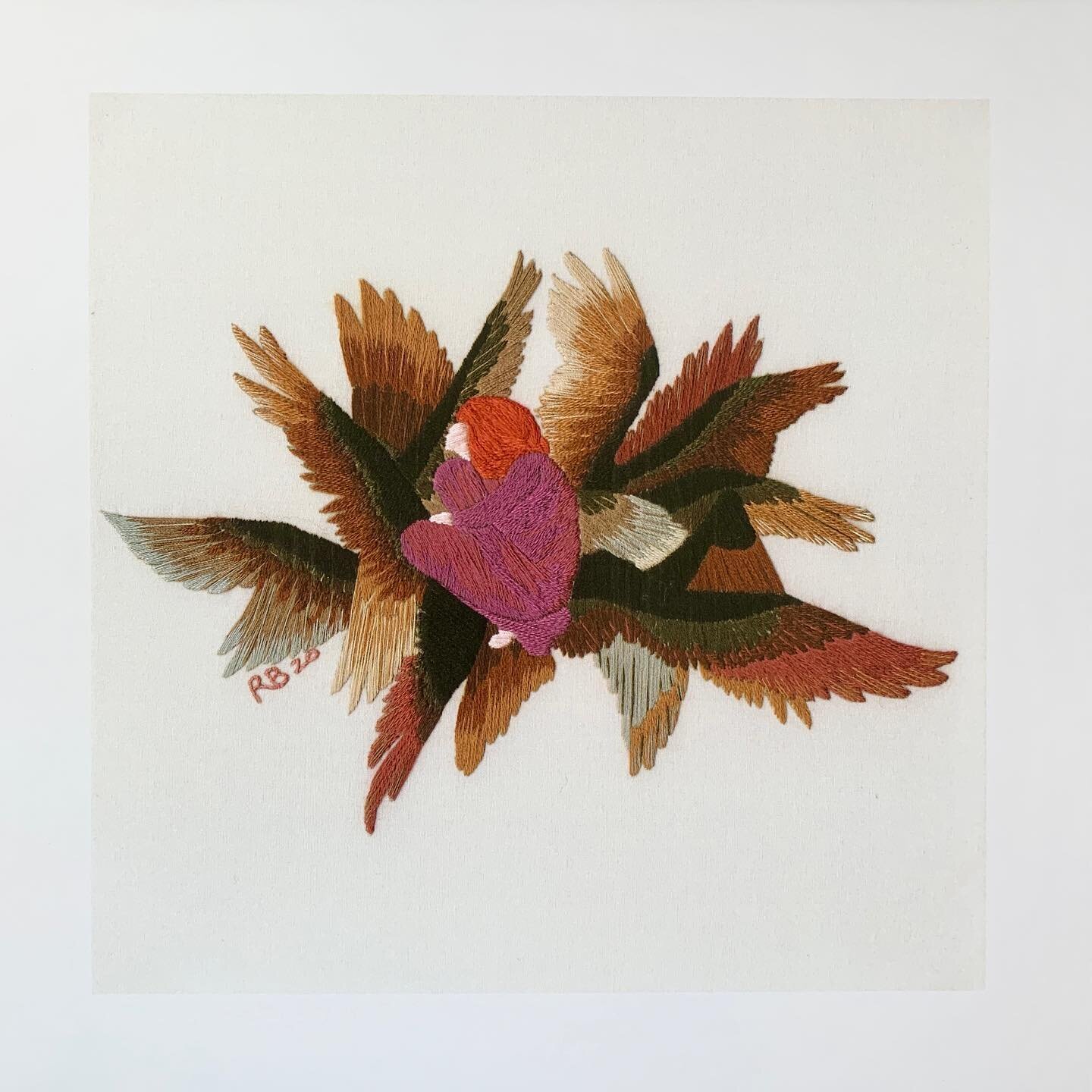 This is the third of four new prints of my work. &lsquo;Wings&rsquo; is printed on lovely heavy 325gsm paper and measures 25x25cm. I&rsquo;ve wanted to create some much more accessible versions of my work for a long time and I&rsquo;m so pleased with