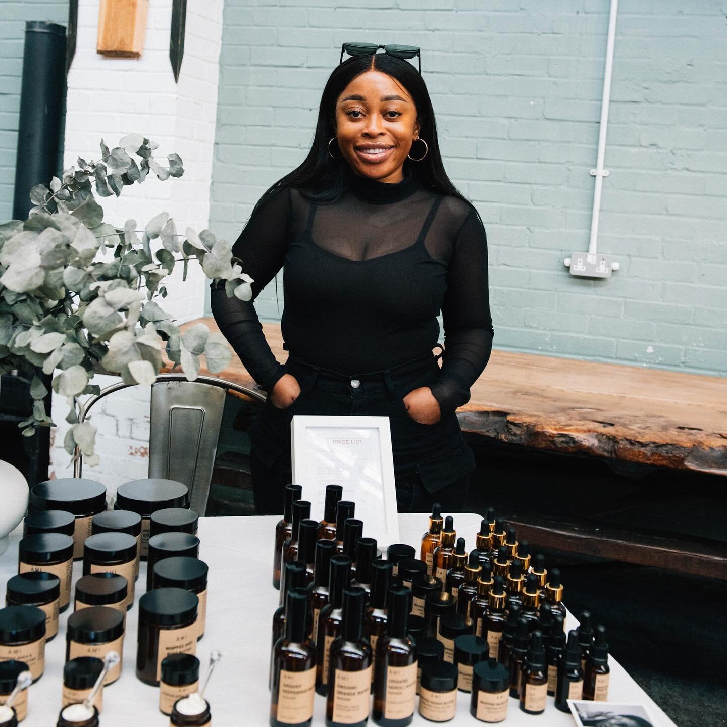 So very chuffed with the lineup at our next makers market on Saturday 1st June inside @batterseapwrstn ✨ Here are two more wonderful small businesses taking part with us! 

🖤 @amilondon 🖤 AMI London is a skincare and wellness brand formulated by a 