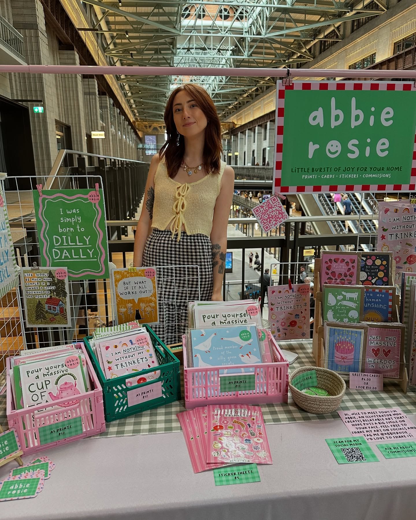 Our small business market inside @batterseapwrstn is now open and ready for you to come and browse and shop! 🌀🍒🥰✨

Honestly, the brands and makers have absolutely outdone themselves today, everything looks SO SO good!!

From handmade ceramics and 
