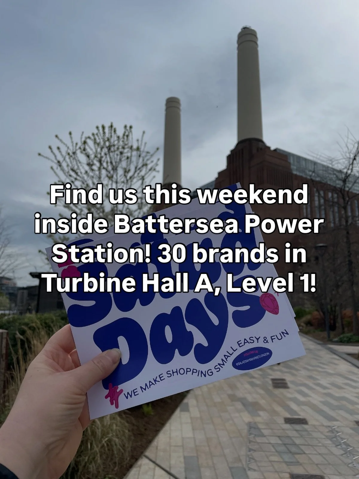 The location of the market has changed! All 30 brands will now be in Turbine Hall A, Level 1. We&rsquo;ll be split across 2 spaces here, outside Bao and round the corner opposite the lifts. Thankyou!