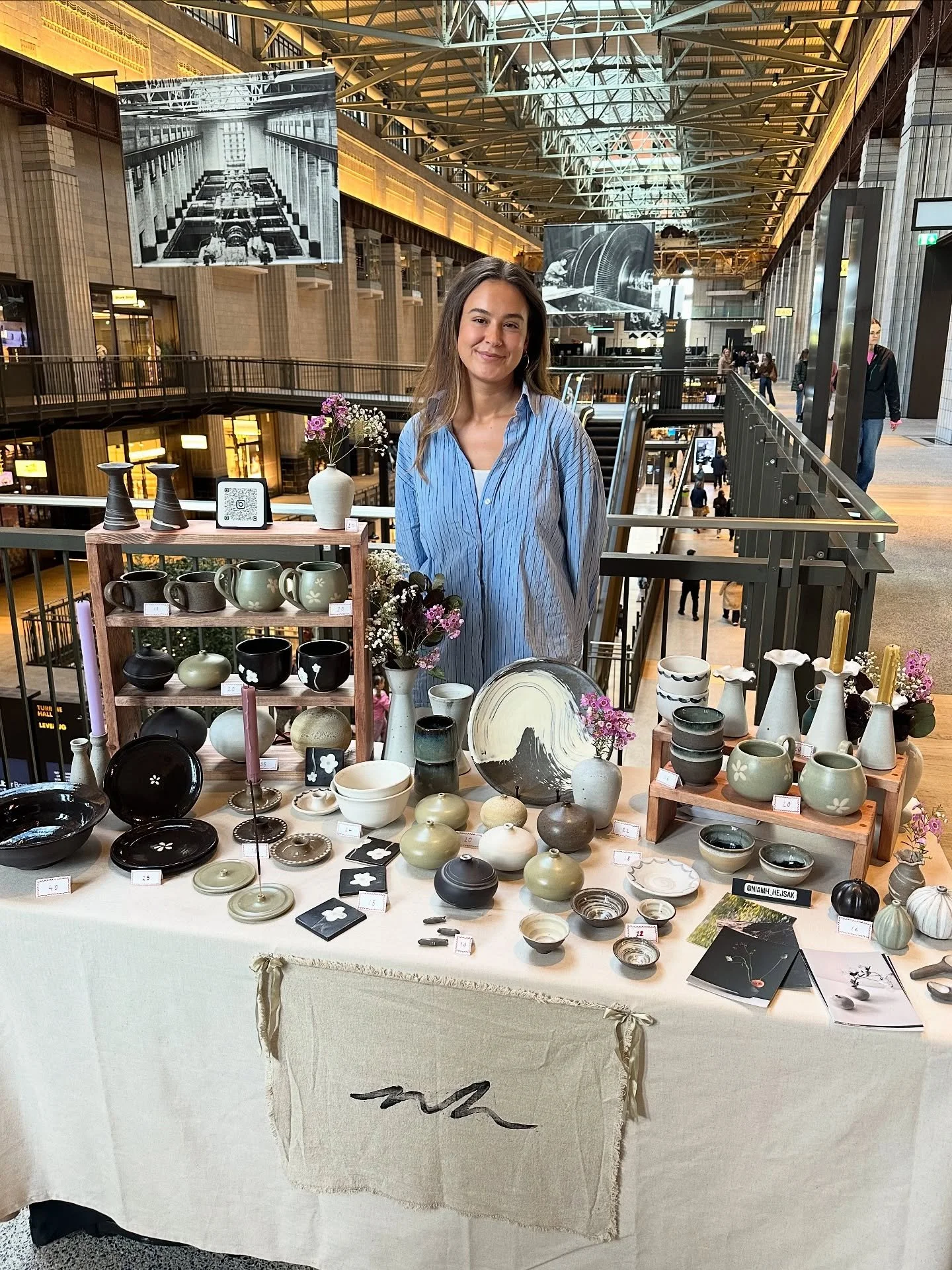 Our market is open inside @batterseapwrstn! 🥰🛍️🌞

Find all 30 brands on Level 1 in Turbine Hall A. We&rsquo;ve taken over a bigger space up there today!

So many exciting and gorgeous things to browse and shop!

The market is free to enter and eve
