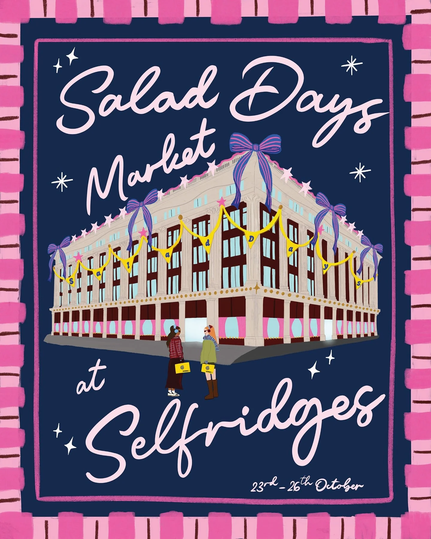 SALAD DAYS IS RETURNING TO SELFRIDGES THIS MONTH! 💛🌟💫 

Back in the summer of 2021 we were invited down by the team at the most iconic department store in the world, the one and only Selfridges, to host a pop-up makers market inside their beautifu
