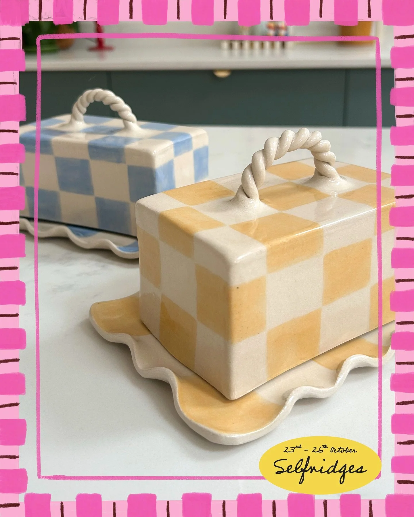 Introducing just one of the 15 incredible small businesses who will be trading with us at Selfridges!

💛 @carolineburkeceramics 💛

We know you&rsquo;re the kind of girlies who love nothing more than romanticising your life, and that includes buying