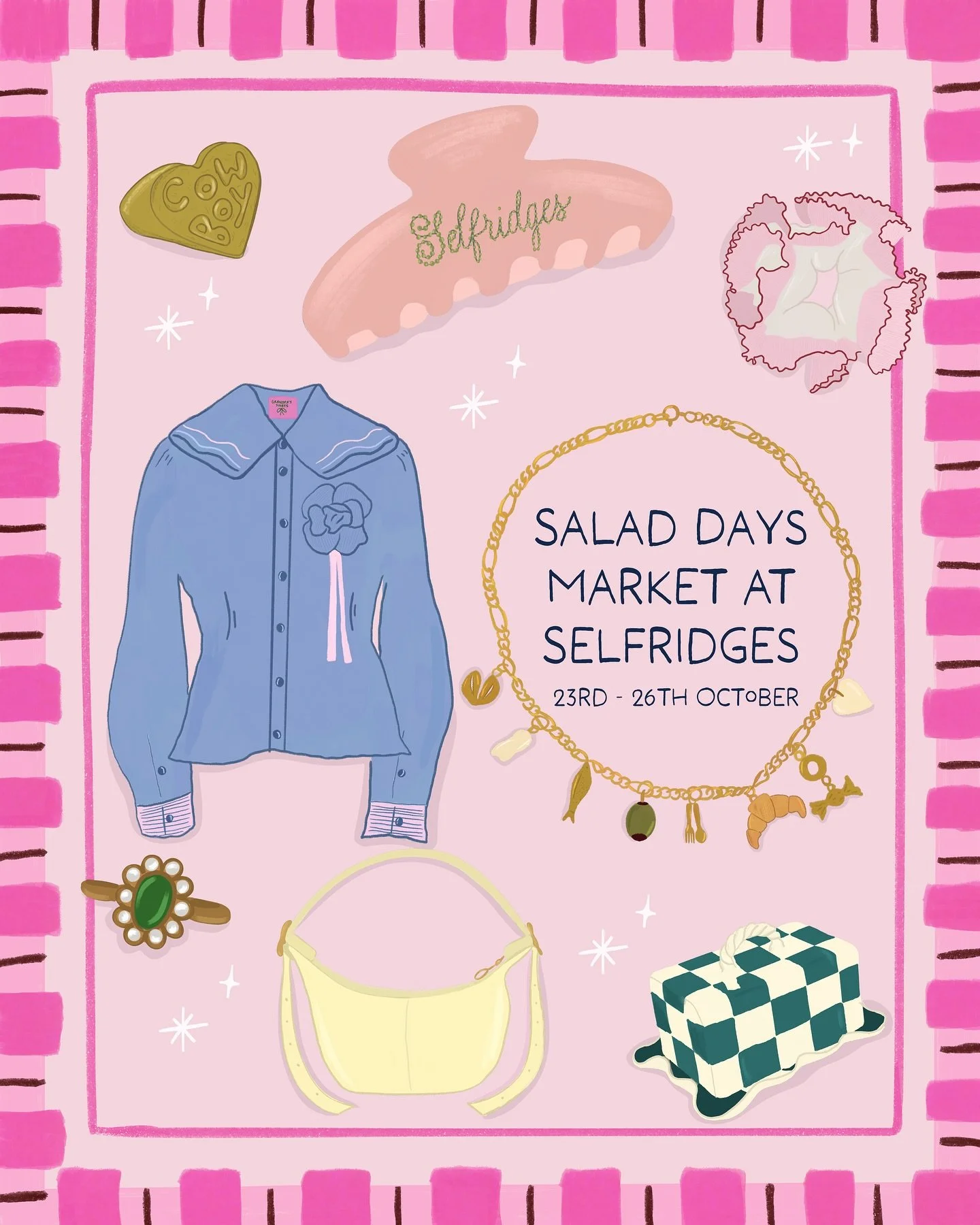 OUR POPUP MARKET INSIDE SELFRIDGES OPENS TOMORROW!!!!!!! Ahhhh!!!

The first real life market we did after Covid-lockdown was at Selfridges. I will still NEVER get over it. The day we got the DM from the buying team we were just one year in to busine