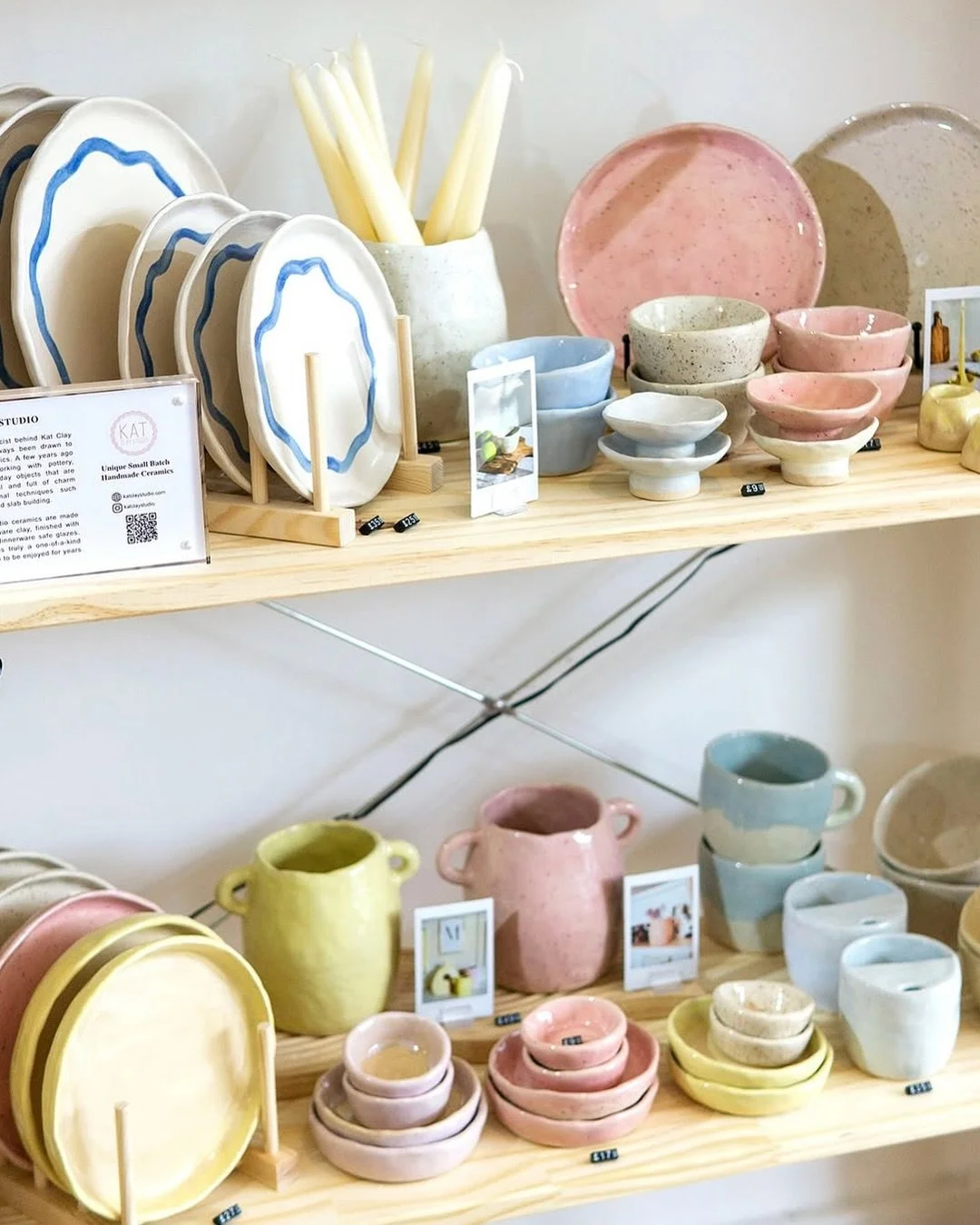 Discover 2 more talented makers trading at our next market inside @batterseapwrstn on Saturday 15th November!

NEW! 💕 @katclaystudio 💕 What really attracted me to potter Kat&rsquo;s collection of handmade stoneware ceramics was the adorable organic