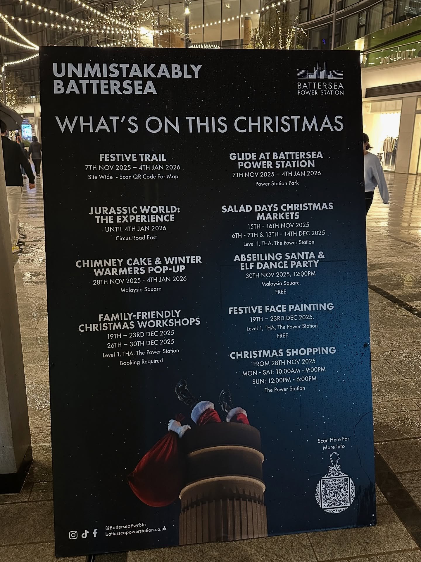 I came to @batterseapwrstn tonight see the Christmas lights turn on! And while I was there I noticed a familiar name on this massive sign outside 🥹💕✨

It never gets old seeing our name at Battersea Power Station! Popping up at such an iconic buildi